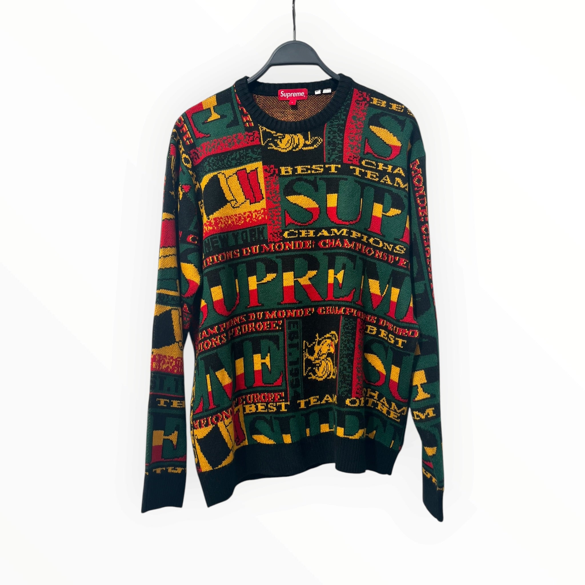 Supreme/Sweater/L/All Over Print/Wool/MLT/SCARF SWEATER SS23 view 1