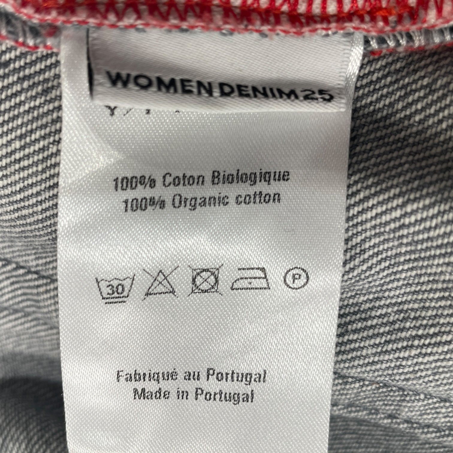Y/PROJECT/Bootcut Pants/Denim/GRY/WOMENDENIM25 view 4