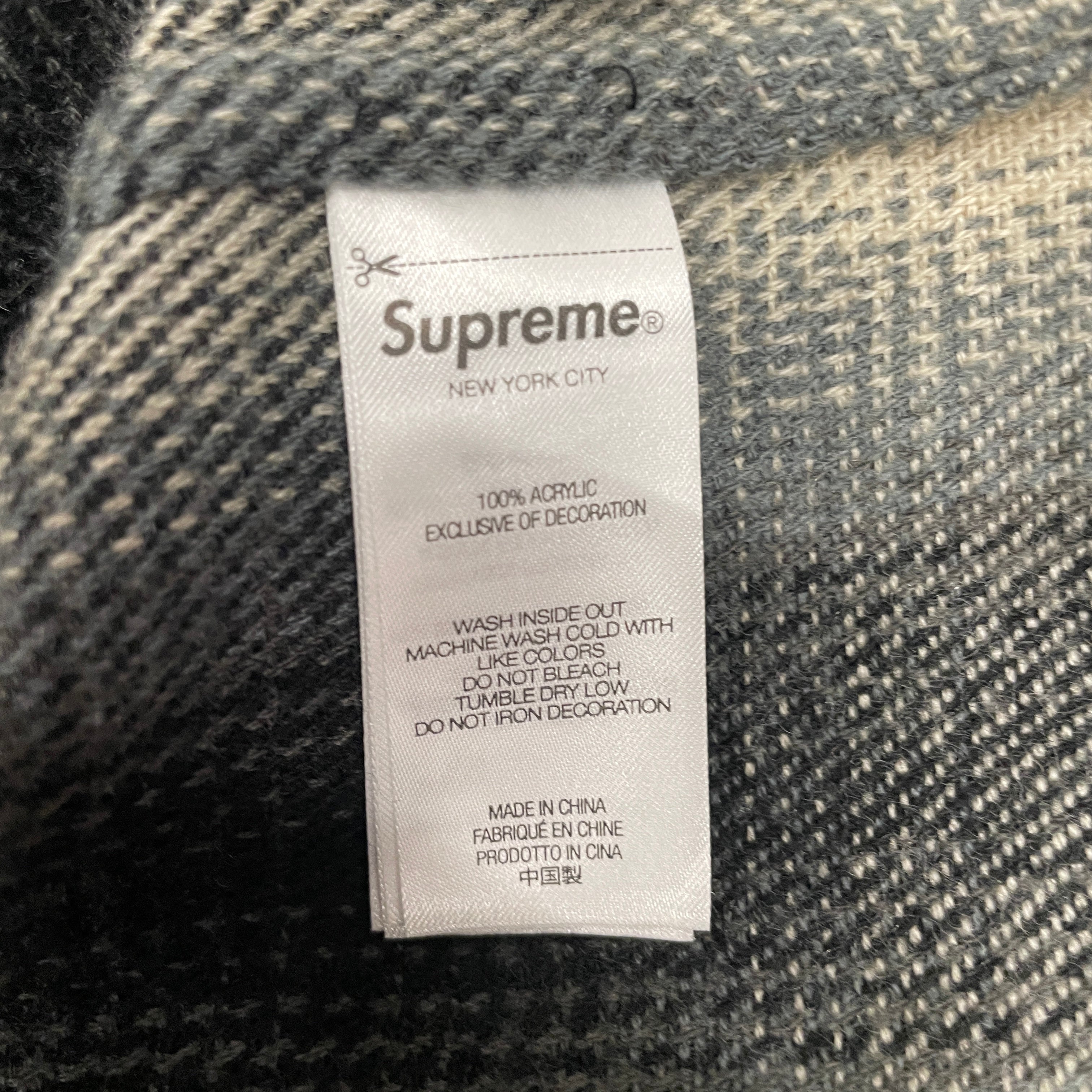 Supreme/Jacket/S/Cotton/GRY/Plaid/RHINESTONE PLAID ZIP view 4