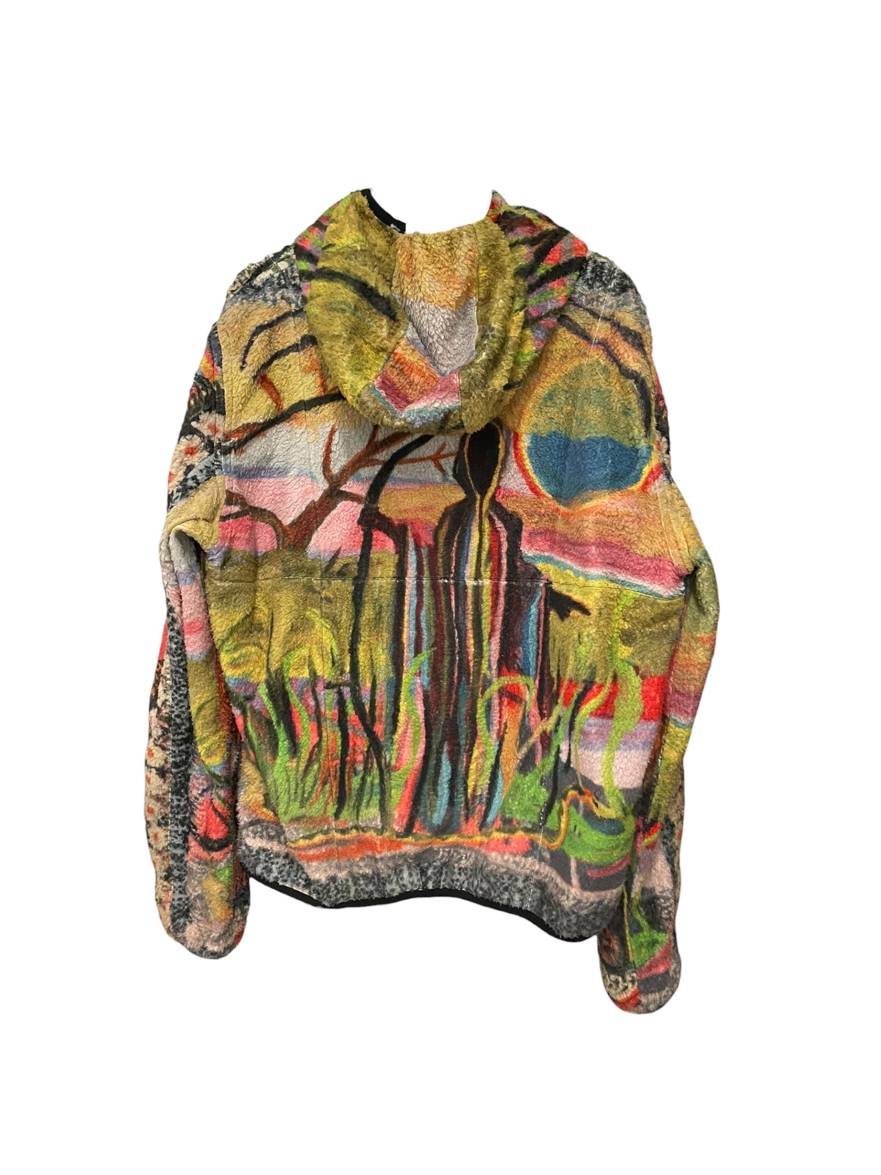 GIVENCHY/Fleece Jkt/XL/Polyester/MLT/All Over Print/REAPER FLEECE JCKT view 2
