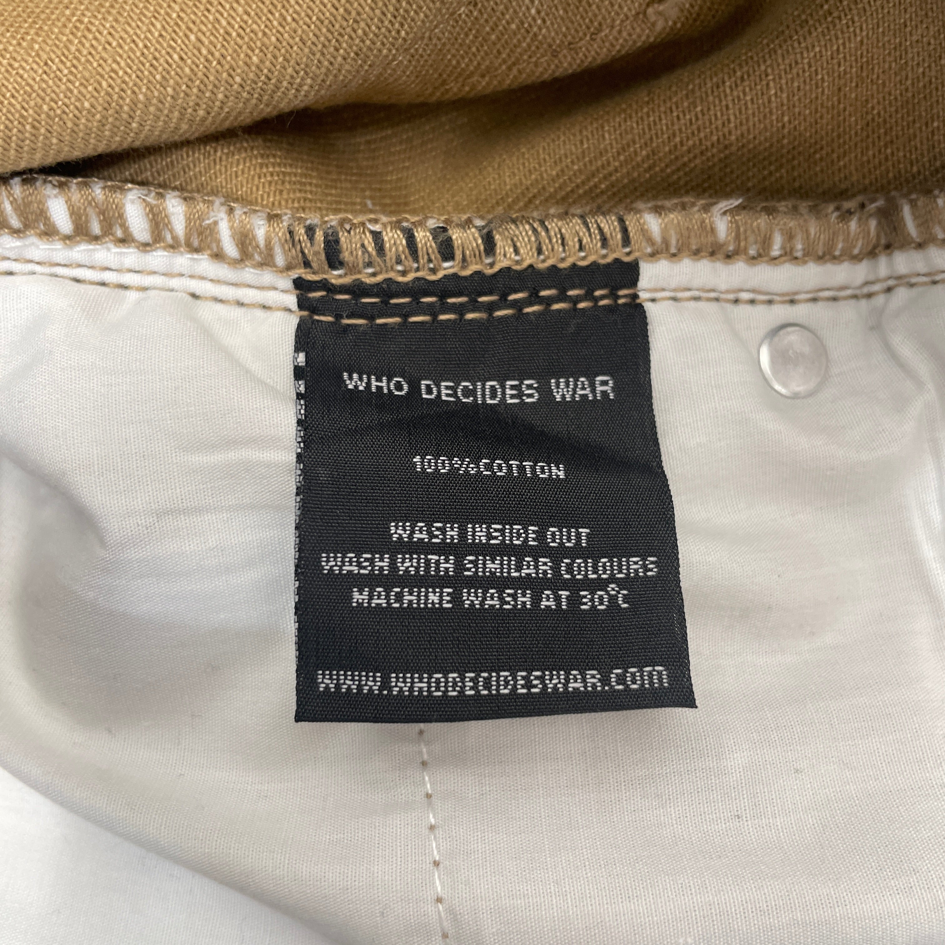 WHO DECIDES WAR/BARRIERS/Bootcut Pants/30/Denim/BLK/All Over Print/ view 4