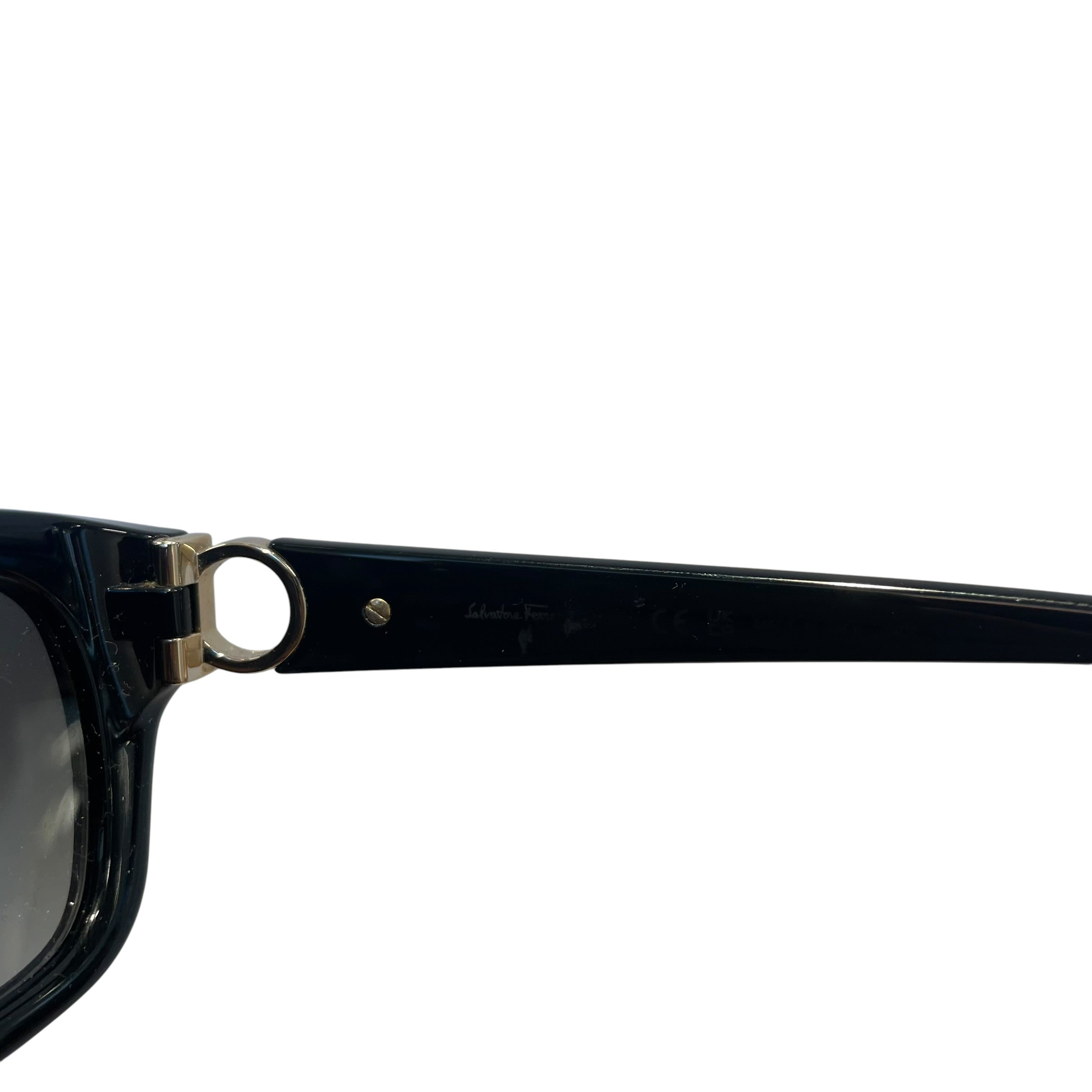 Salvatore Ferragamo/Sunglasses/Plastic/BLK/SF1012S Rectangular Sunglasses view 5