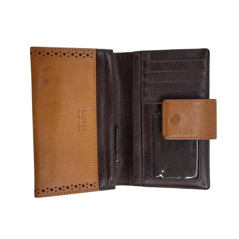 RALPH LAUREN/Wallet/Leather/CML/BUTTON SNAP