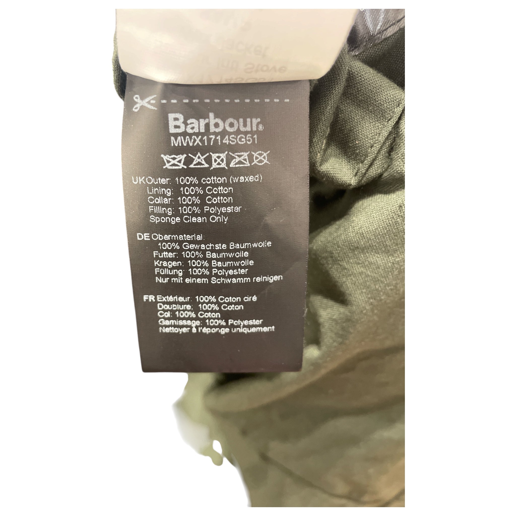 Barbour/Jacket/M/Cotton/GRN/Waxed Merchant Jacket view 4
