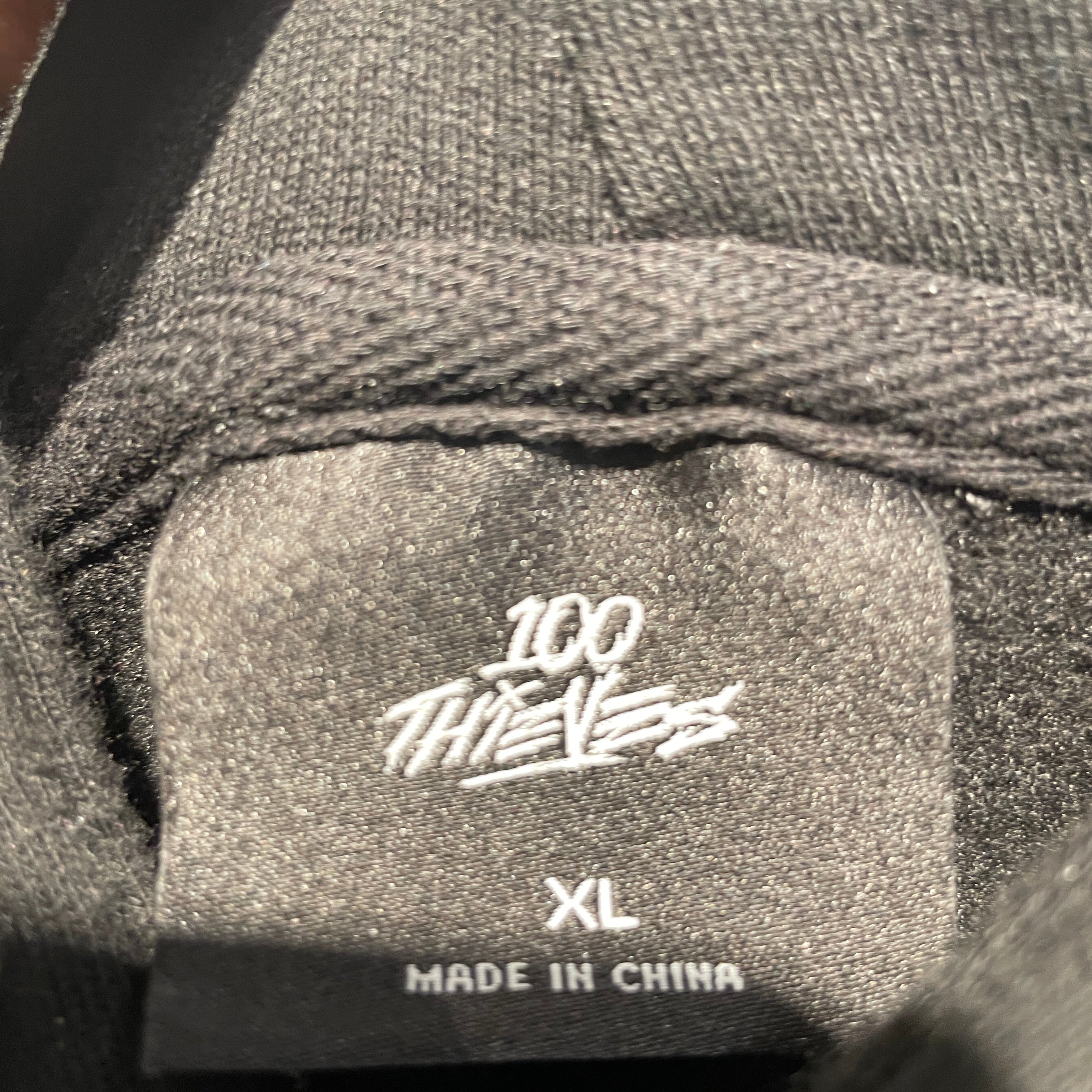 100 Thieves/Hoodie/XL/Cotton/BLK/ view 2