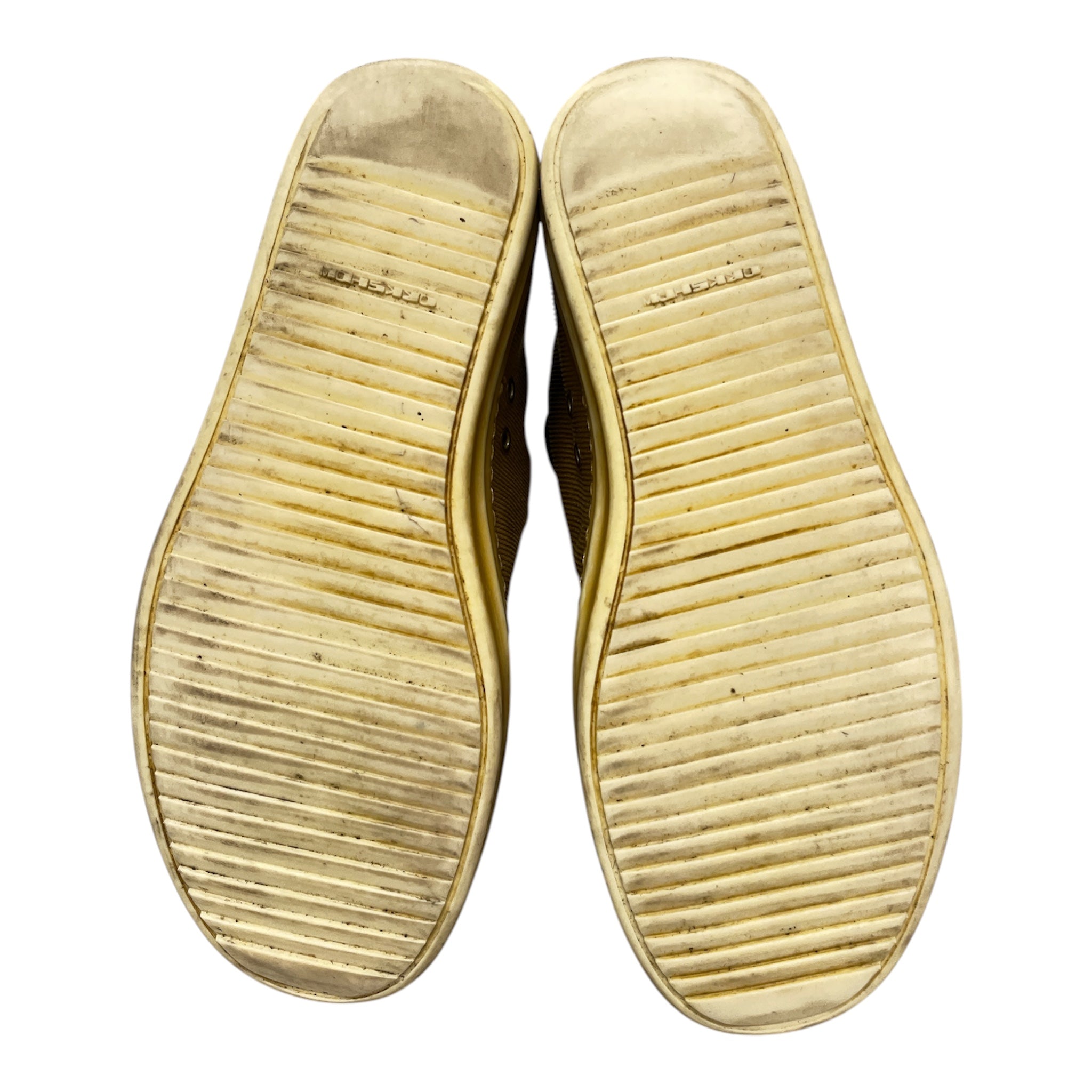 RICK OWENS DRKSHDW/Low-Sneakers/EU 43/YEL/RAMONES YELOW CUDOUROY view 7