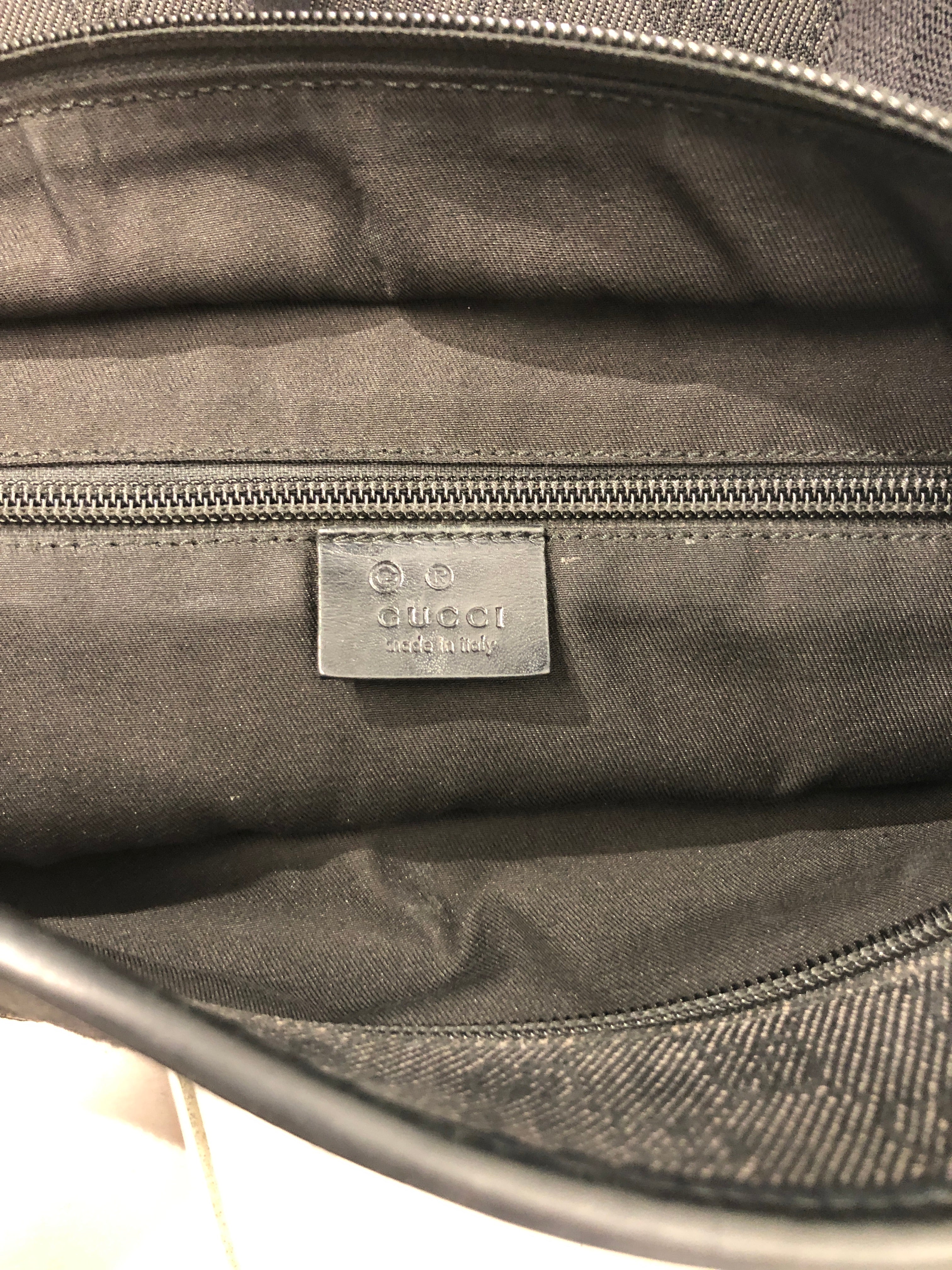 GUCCI/Tote Bag/Monogram/Cotton/BLK/GG TOTE view 6