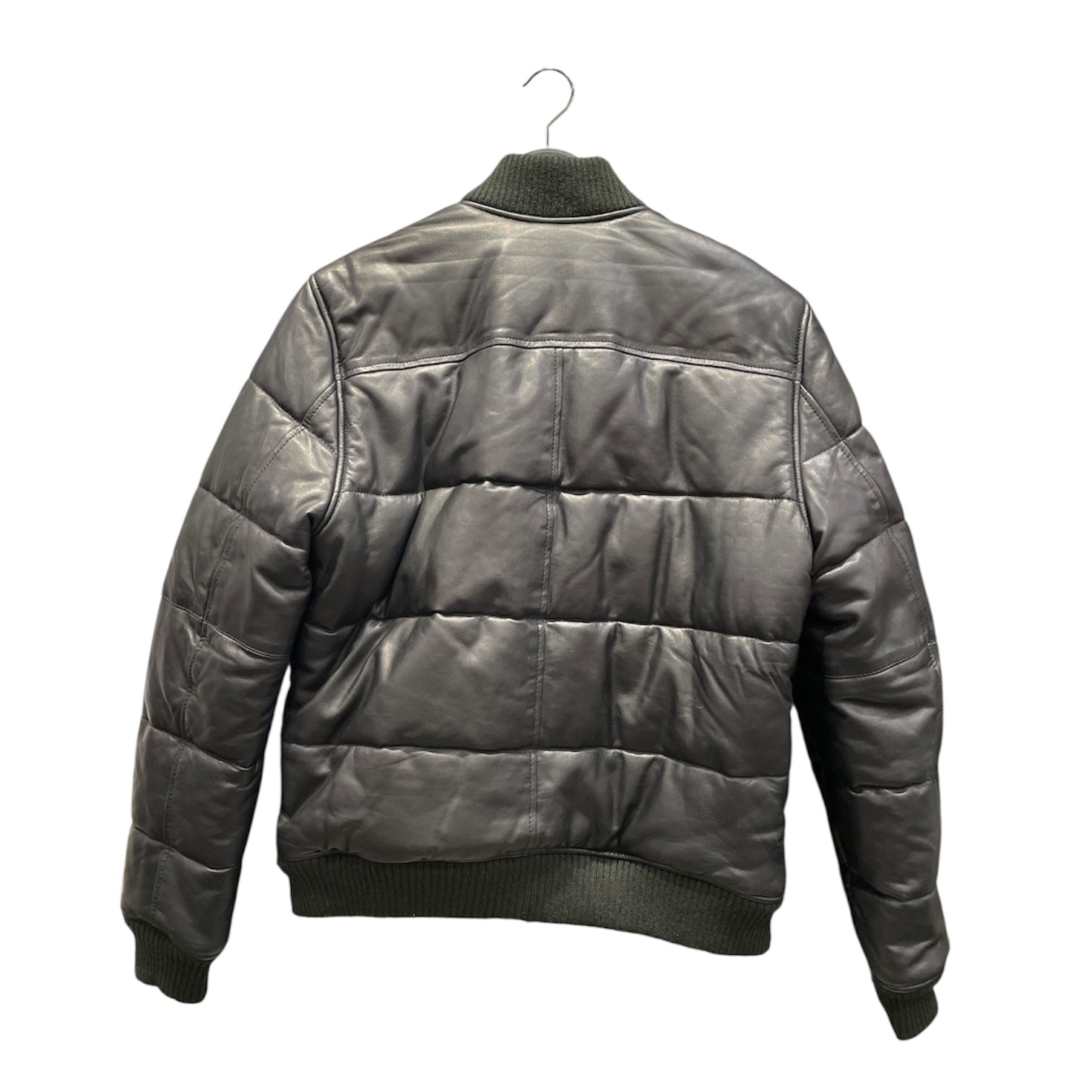 ALLSAINTS/Puffer Jkt/S/Leather/BLK/Black Leather Puffer Jacket view 2