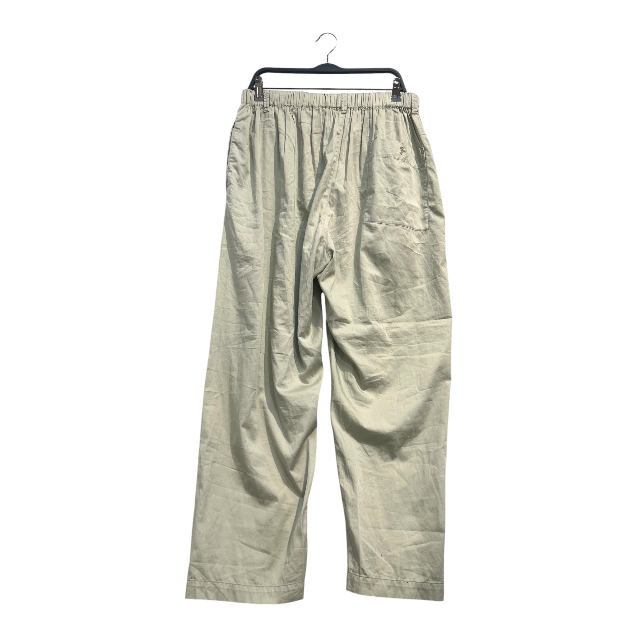 LEMAIRE/Pants/XL/Cotton/KHK/very wide leg with elastic top view 2