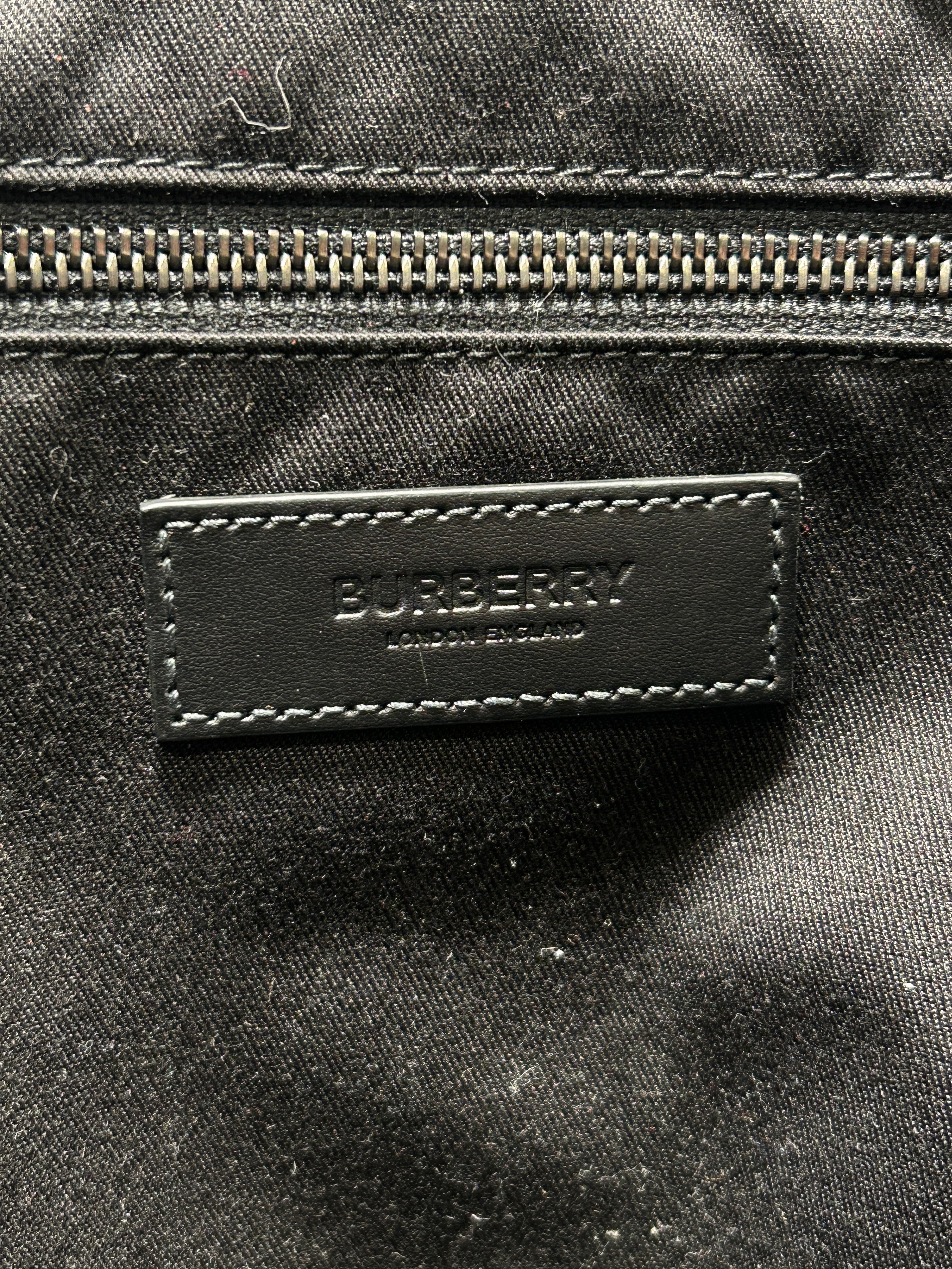 BURBERRY/Luggage/Plaid/Leather/BLK/ view 6