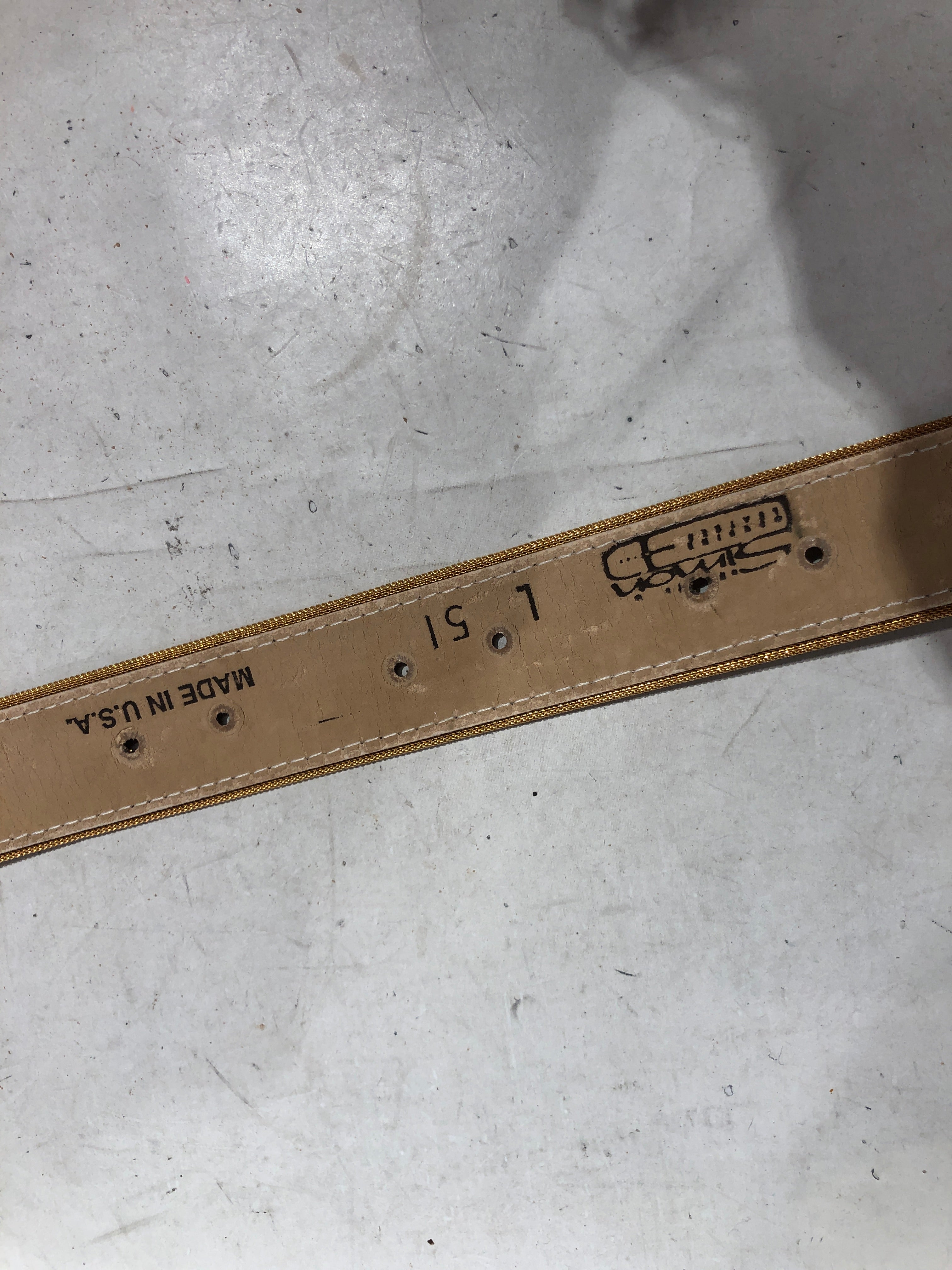 b.b.simon/Belt/Paisley/GLD/western style CROSS view 4