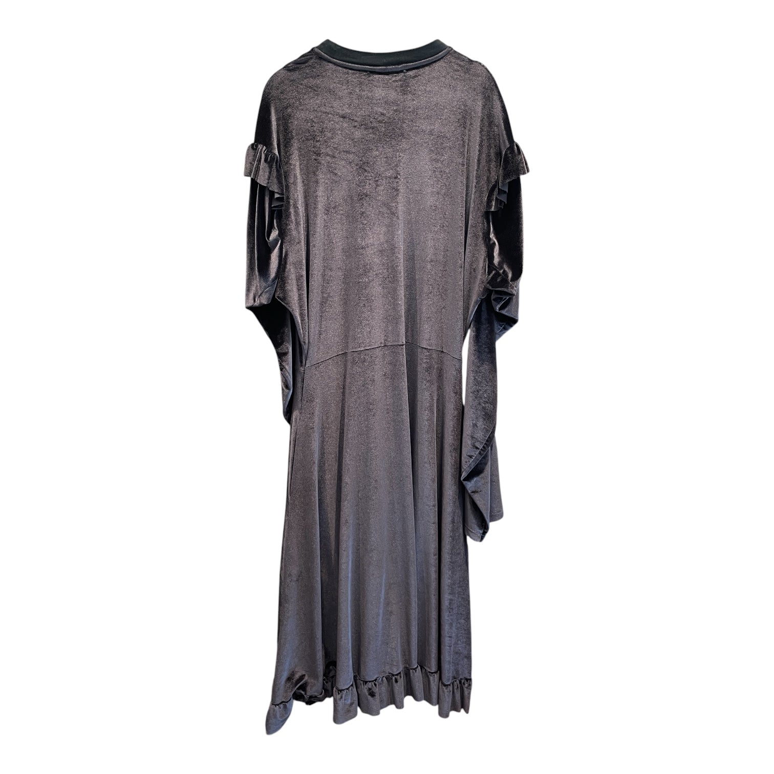VETEMENTS/LS Dress/XS/Velour/BLK/GOTHIC view 2