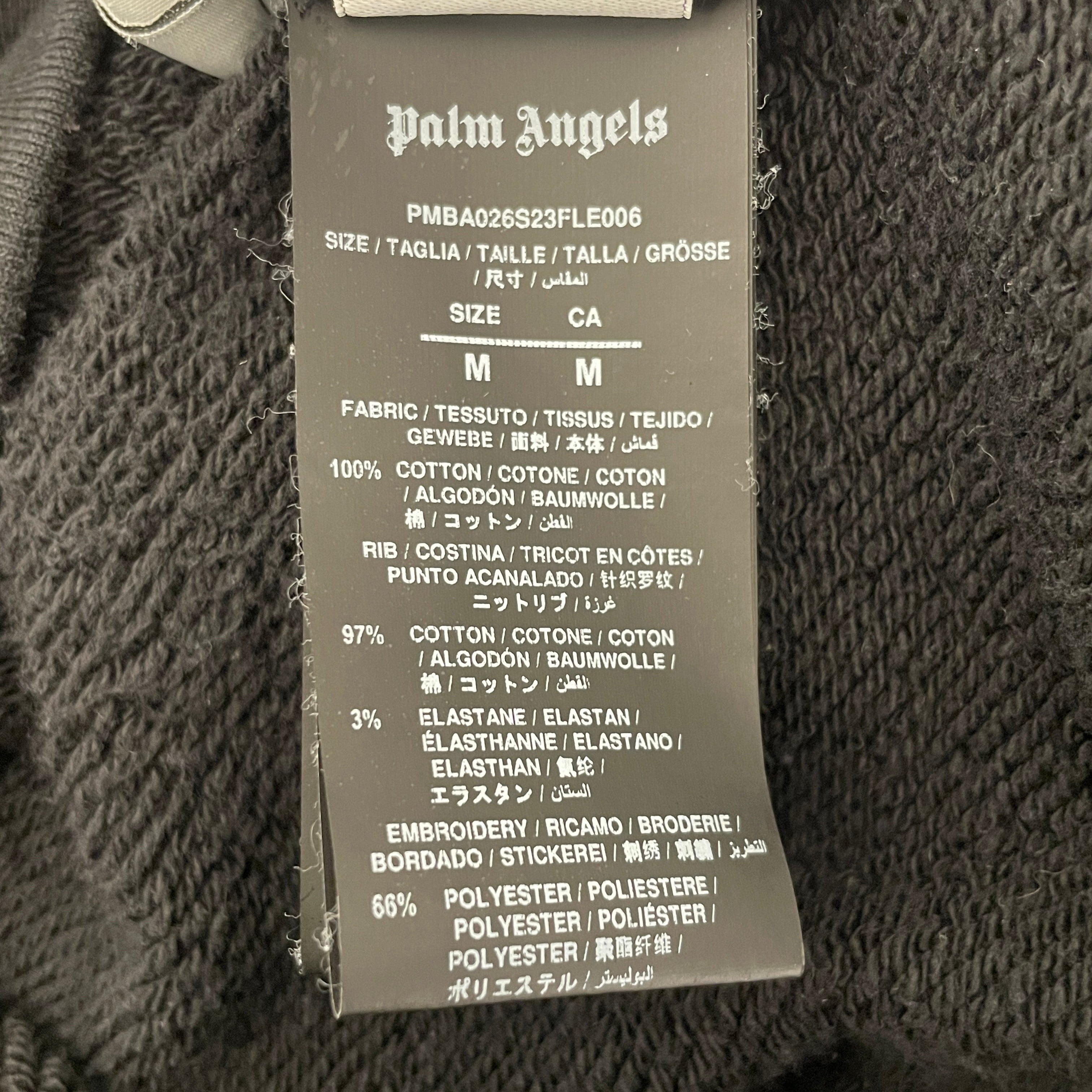 Palm Angels/Sweatshirt/M/Cotton/BLK/shark sweatshirt view 4