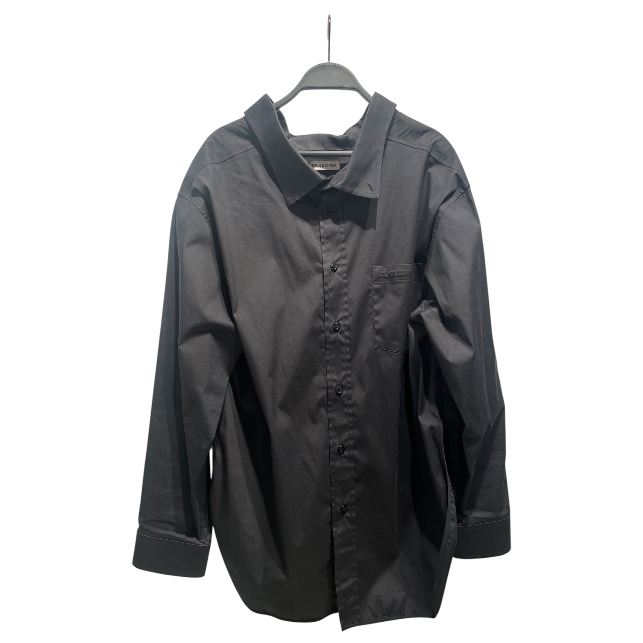BALENCIAGA/LS Shirt/36/Cotton/BLK/ view 1