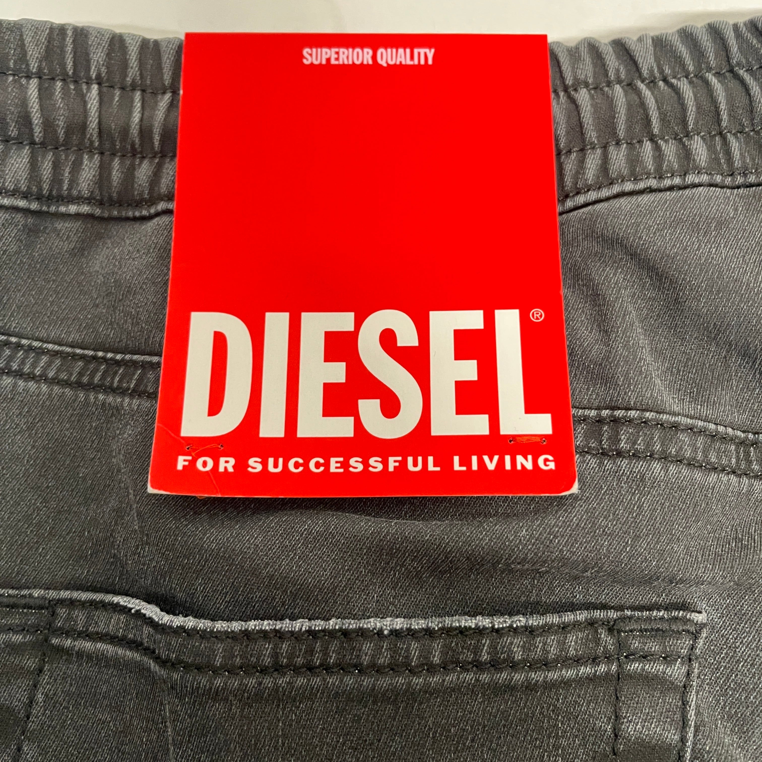 DIESEL/Straight Pants/32/Denim/BLK/Distressed/D-STRUKT-B JOGG BNWT view 3