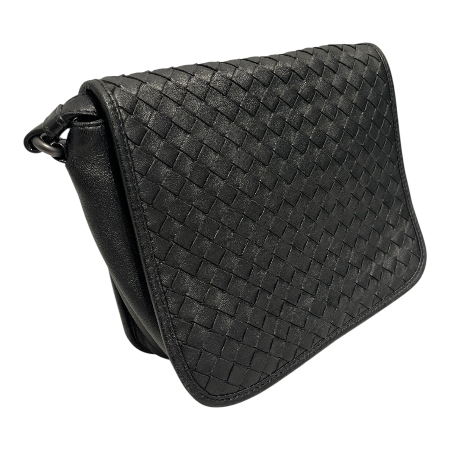 BOTTEGA VENETA/Cross Body Bag/All Over Print/BLK/ view 4