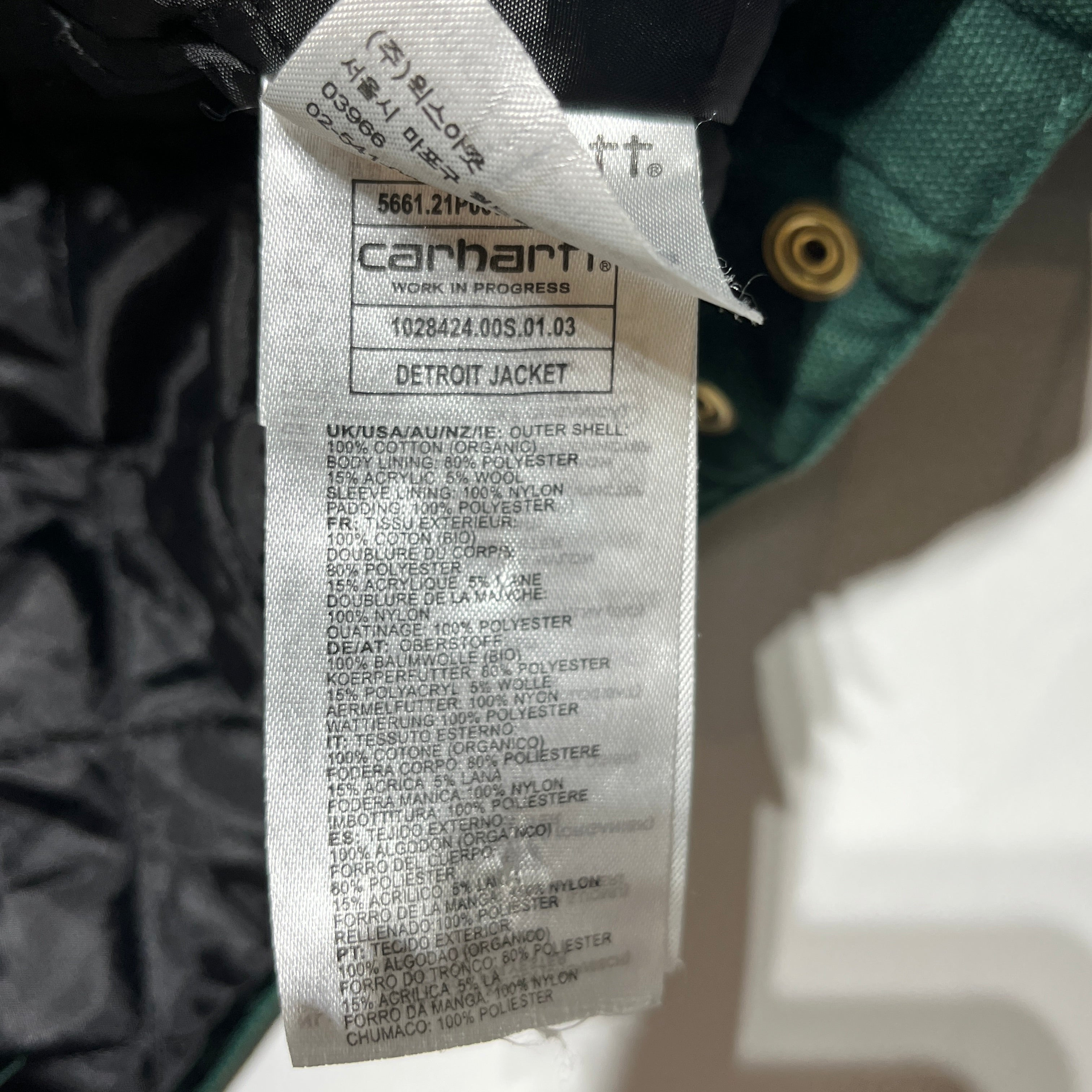 CARHARTT WIP(WORK IN PROGRESS)/Jacket/M/GRN/DETROIT view 6