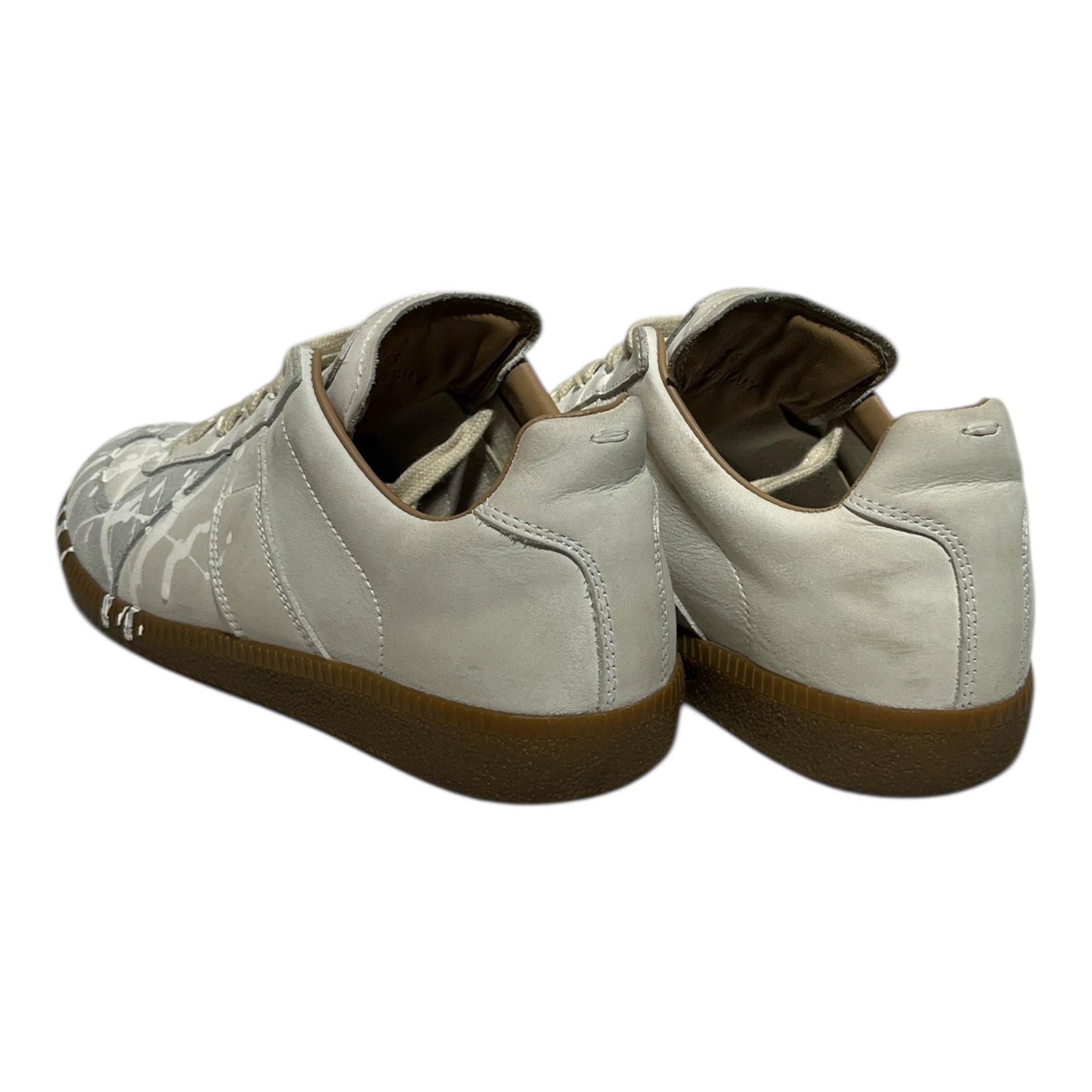 Maison Margiela/Low-Sneakers/EU 36/Cotton/WHT/splatter paint view 2