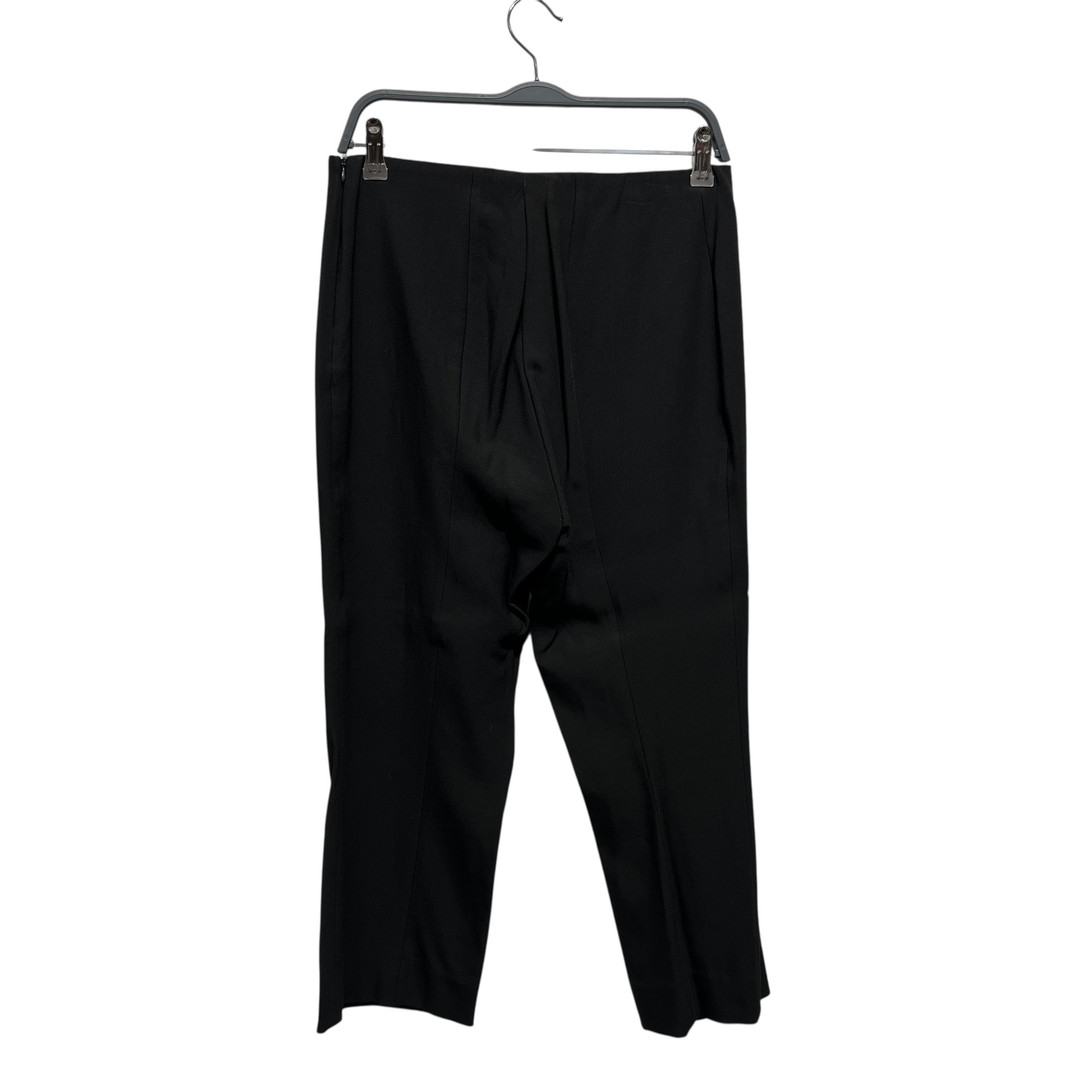 THE ROW/Straight Pants/12/Cotton/BLK/all black view 2