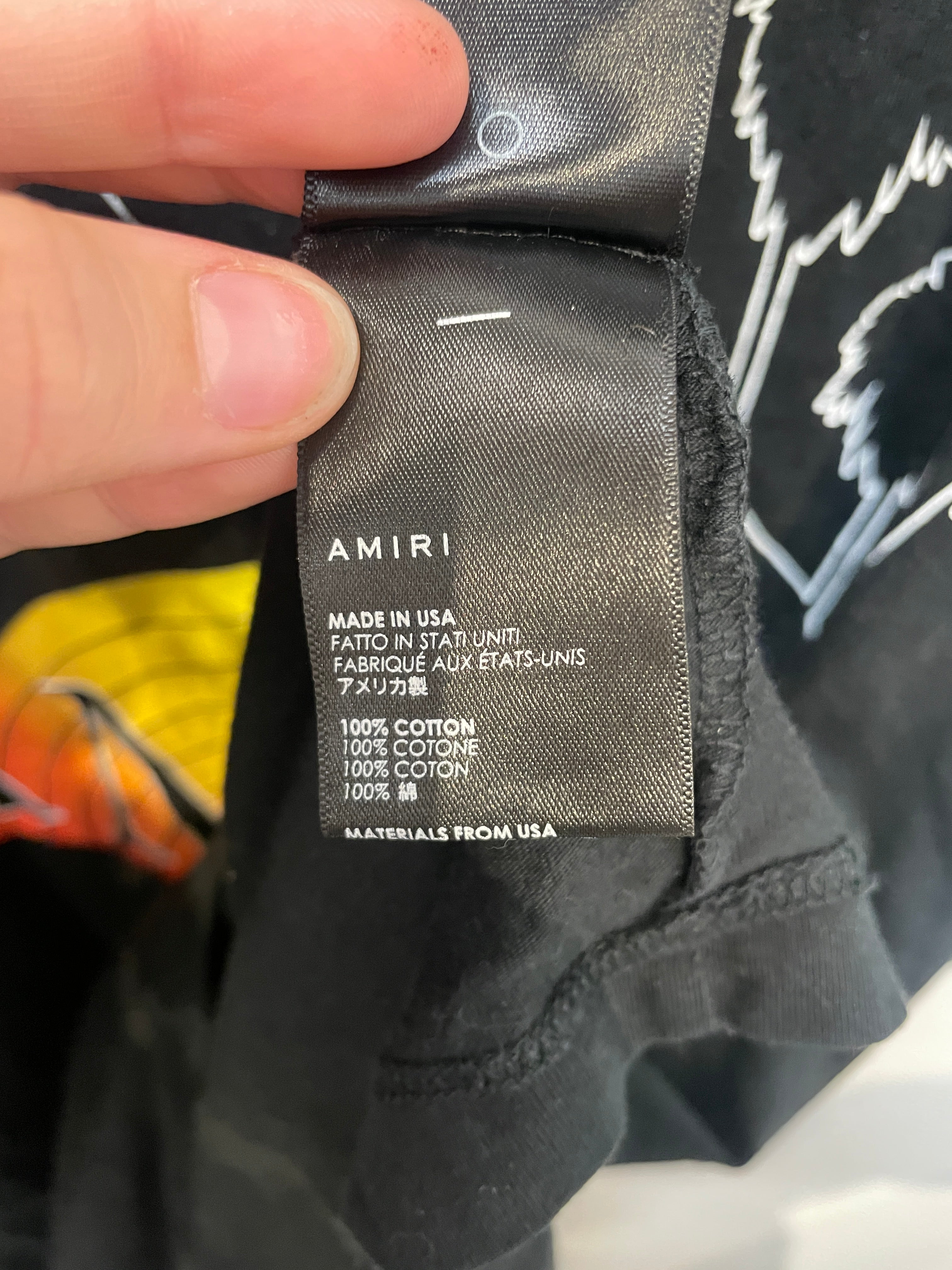 AMIRI/PLAYBOY/T-Shirt/XL/Cotton/BLK/Graphic/Rainbow view 5