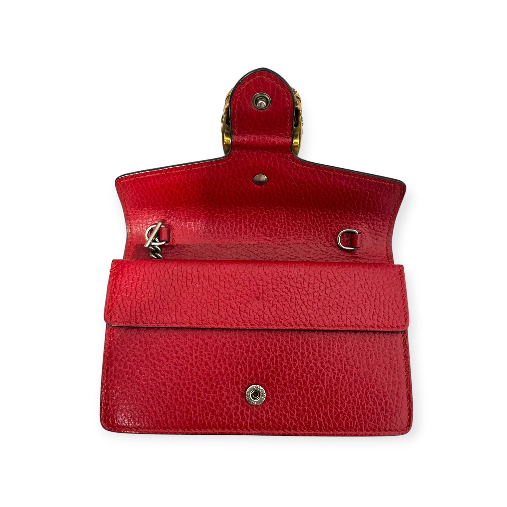 GUCCI/Bag/Leather/RED/MINI DIONYSUS BAG view 4
