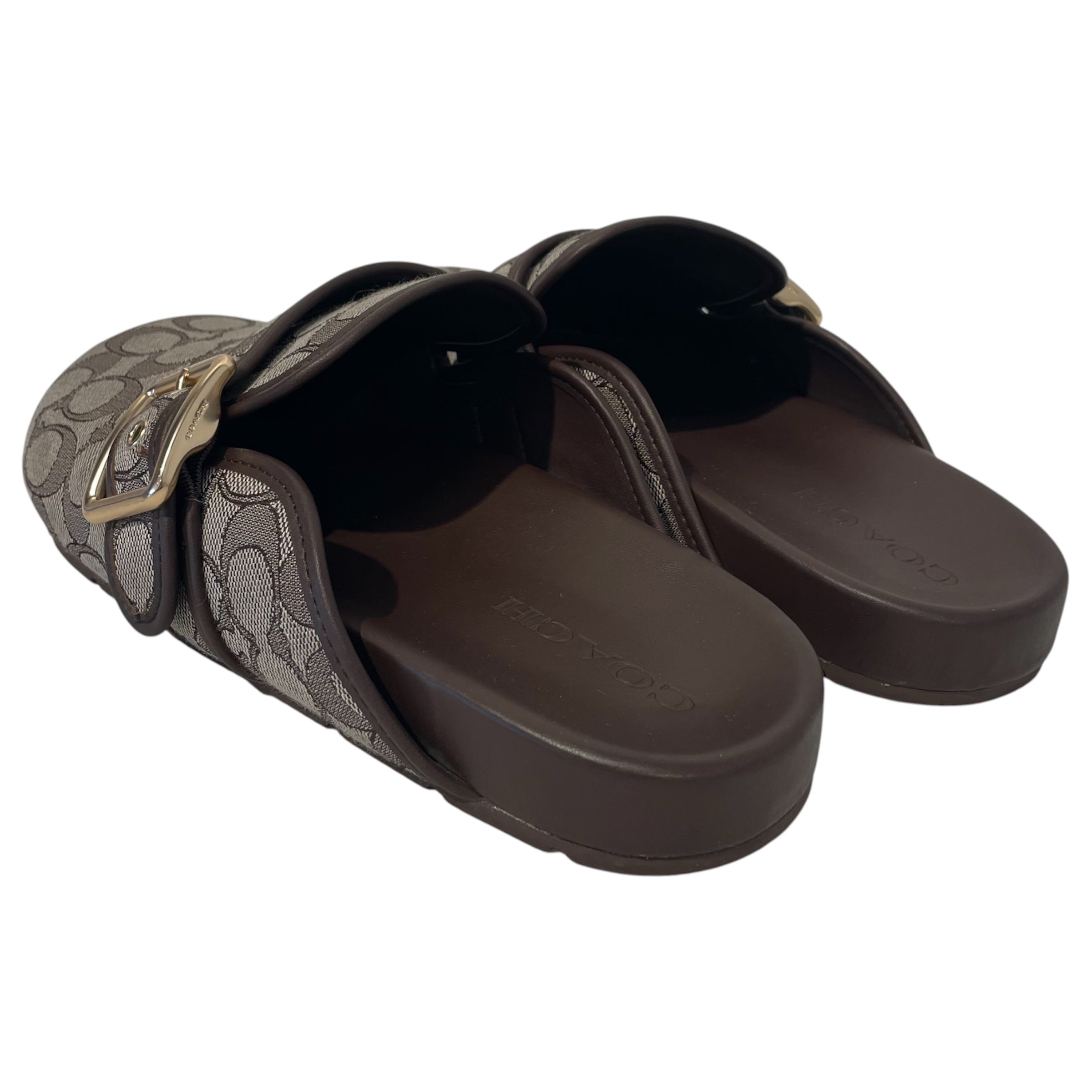 COACH/Sandals/US 10/Cotton/BRW/ view 2