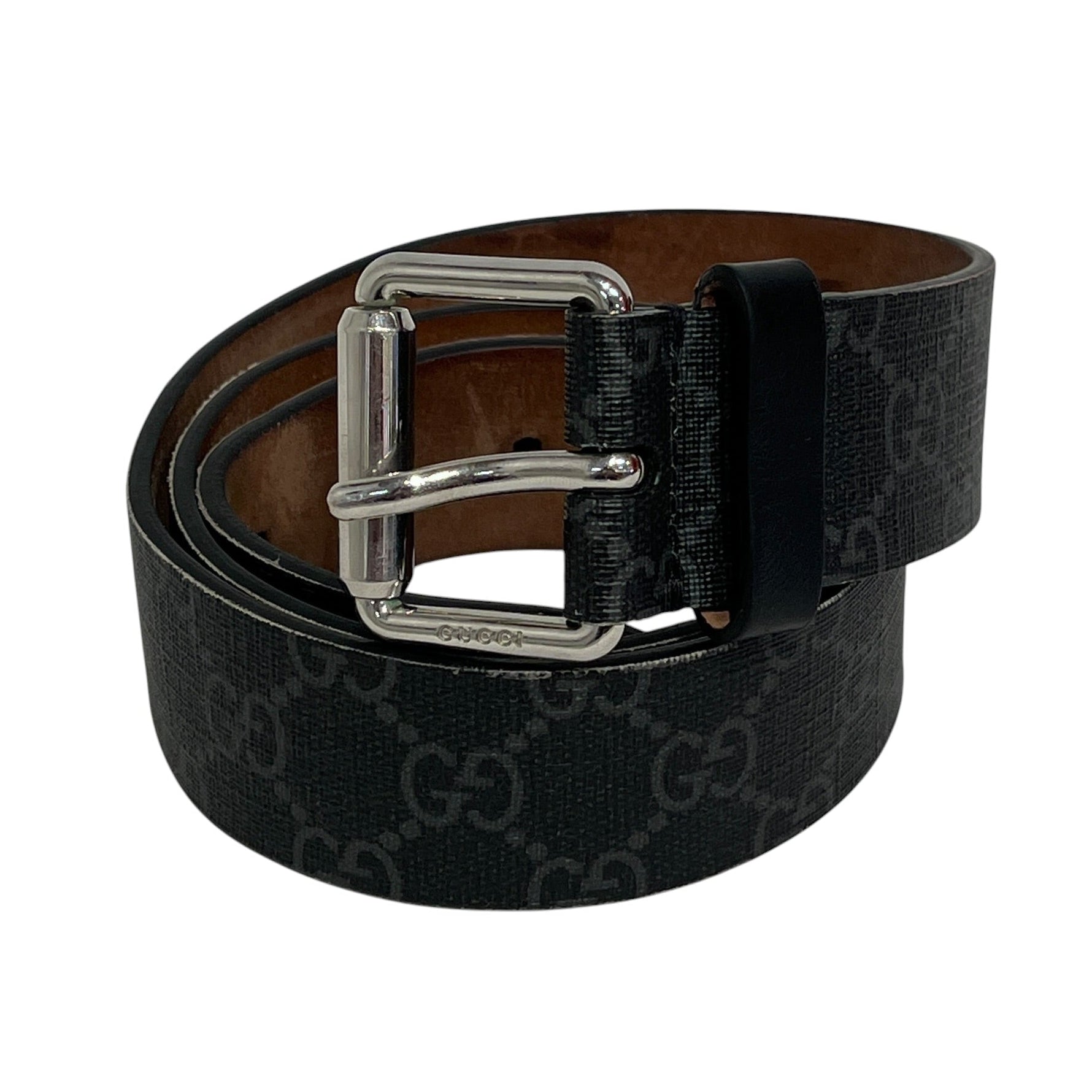 GUCCI/Accessories/Monogram/Leather/BLK/snake view 1