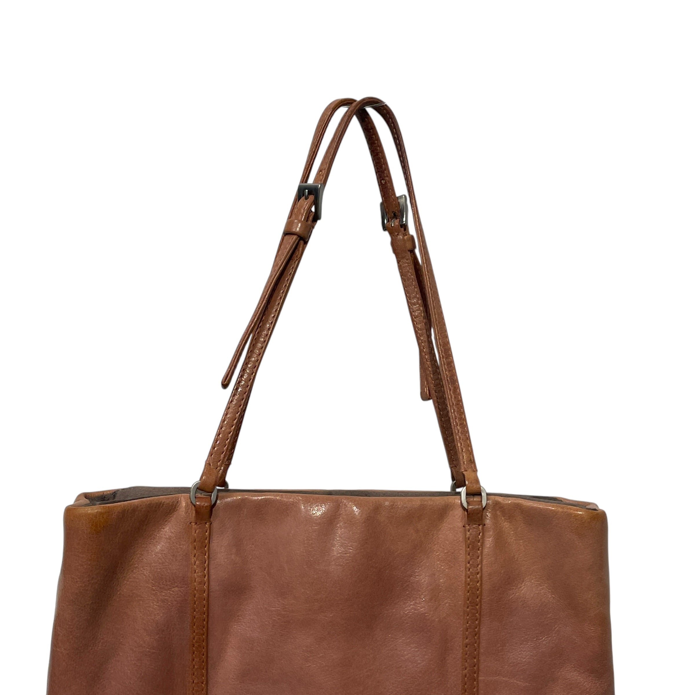 PRADA/Tote Bag/Leather/PNK/MINI TOTE view 3
