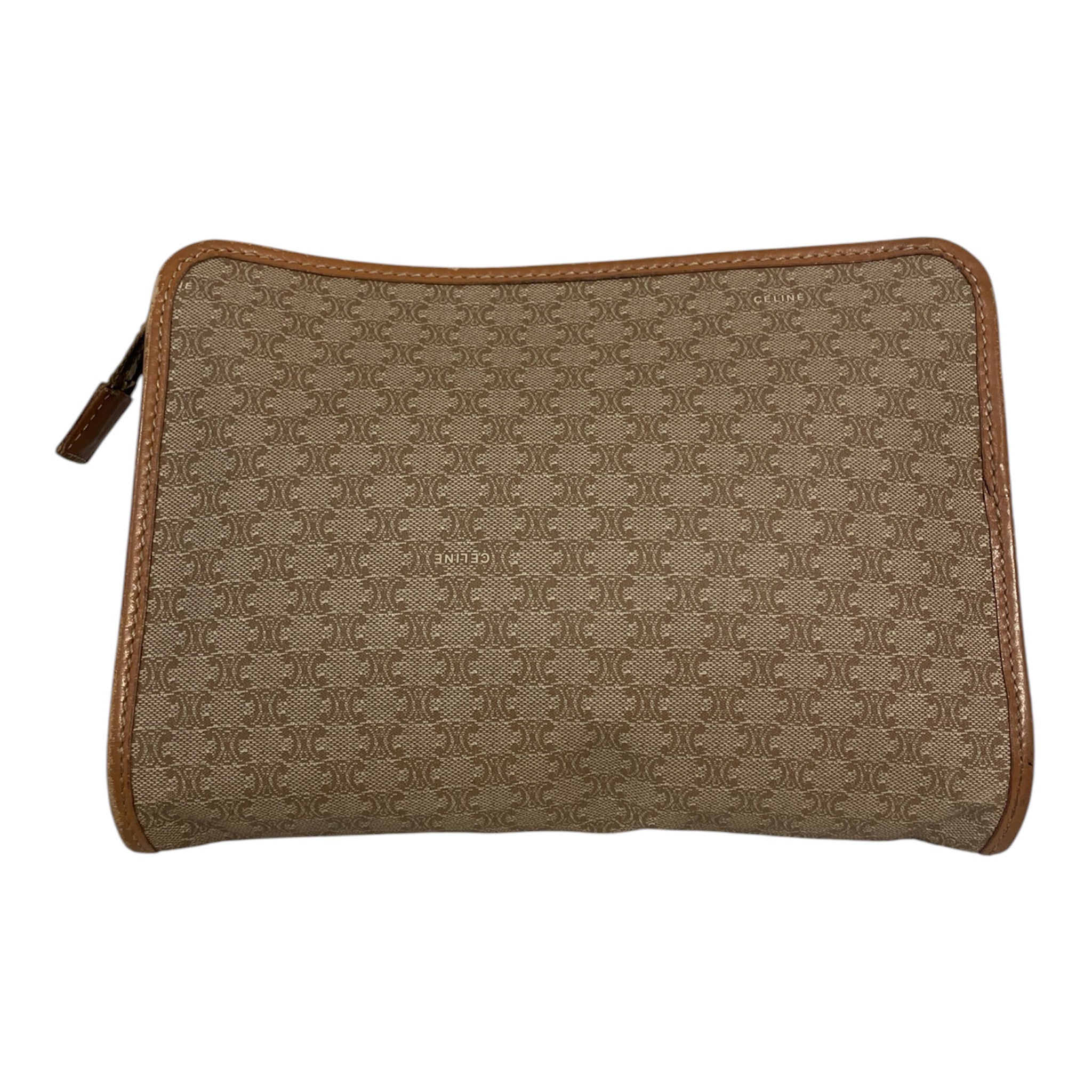 CELINE/Pouch/Monogram/Leather/KHK/D9M4C23, M06, COSMETIC BAG view 2
