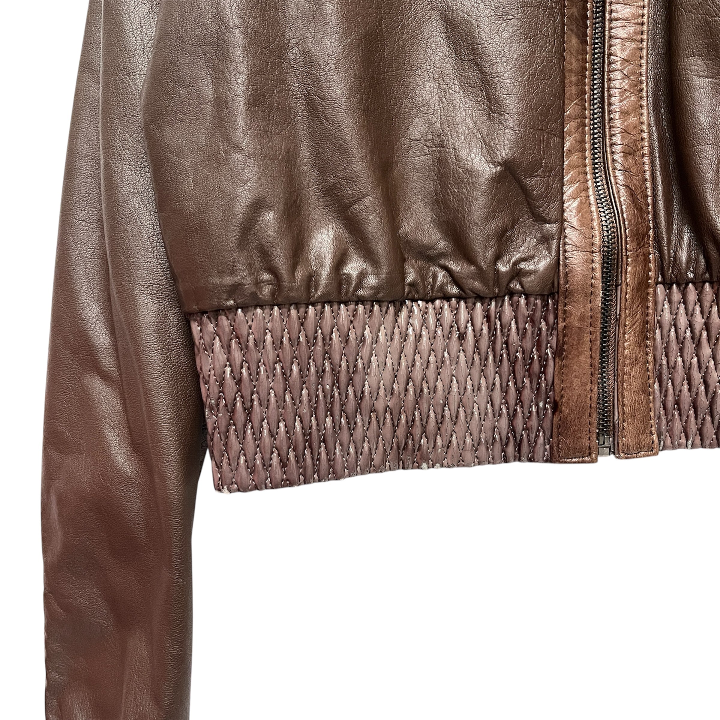 VERA PELLE/Leather Jkt/46/Leather/BRW/ view 2