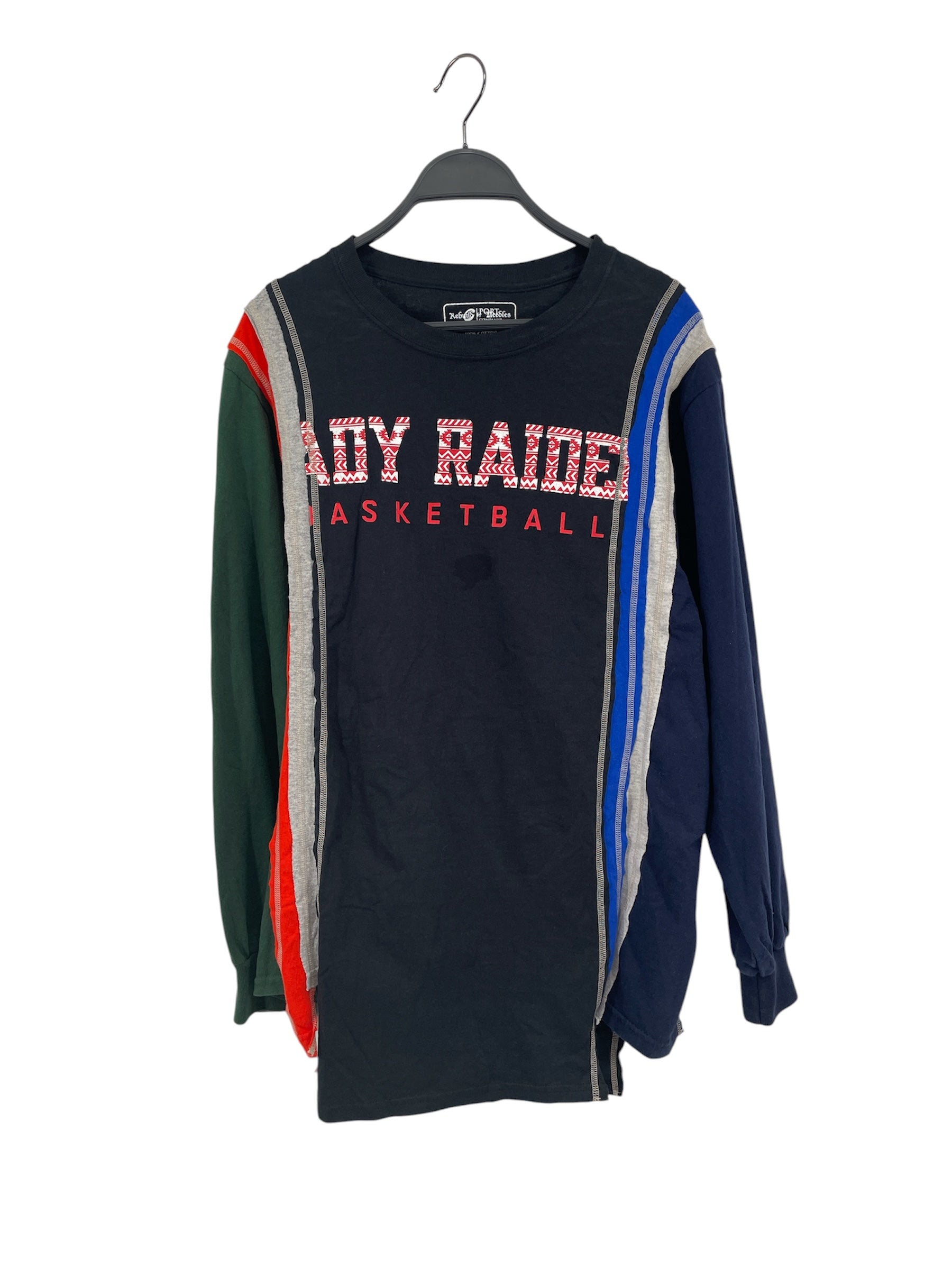 Rebuild by Needles/LS Shirt/M/Cotton/BLK/Graphic/BASKETBALL view 1