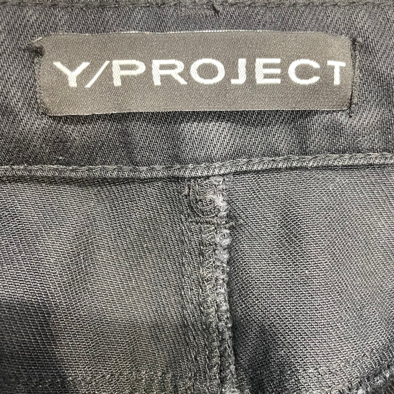 Y/PROJECT/Straight Pants/S/Denim/BLK/