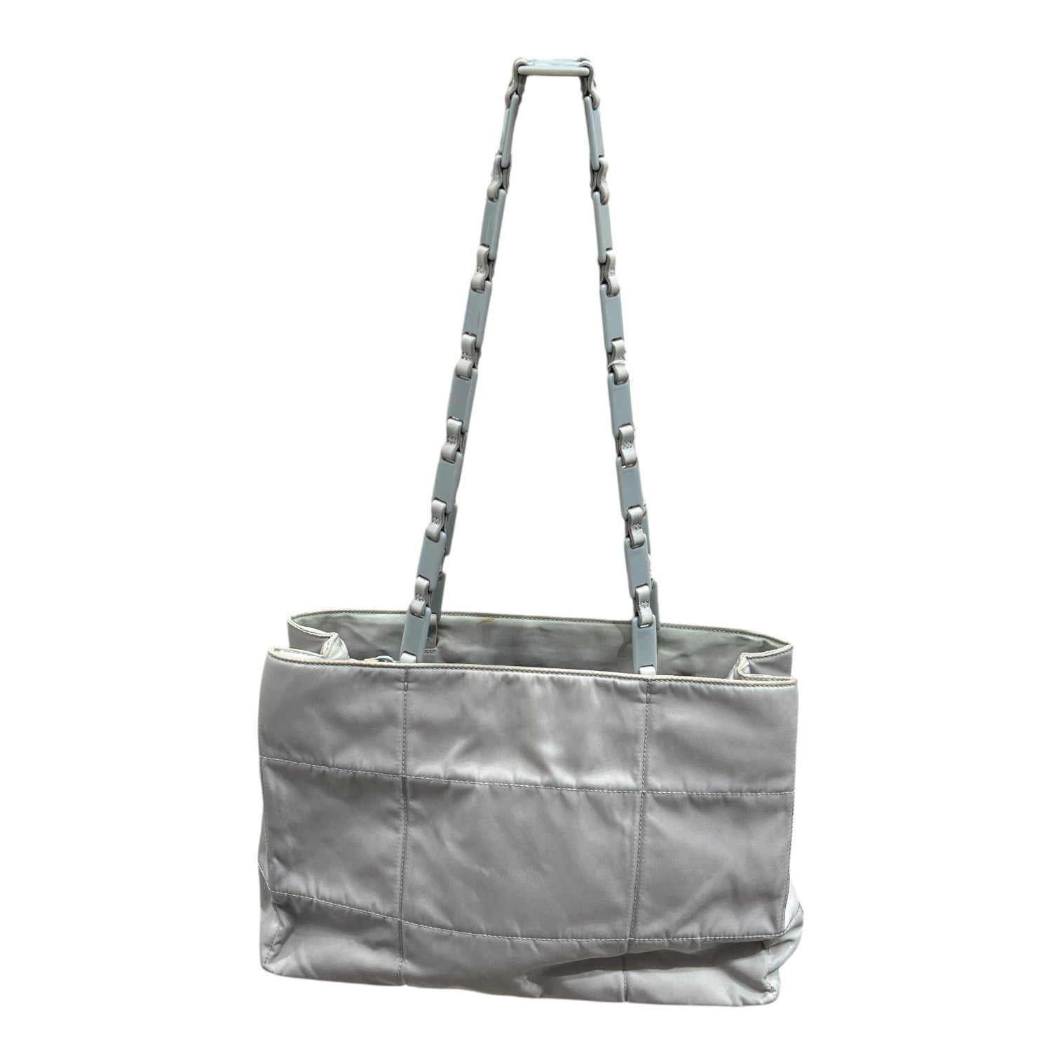 PRADA/Hand Bag/Nylon/CRM/CHAIN view 2