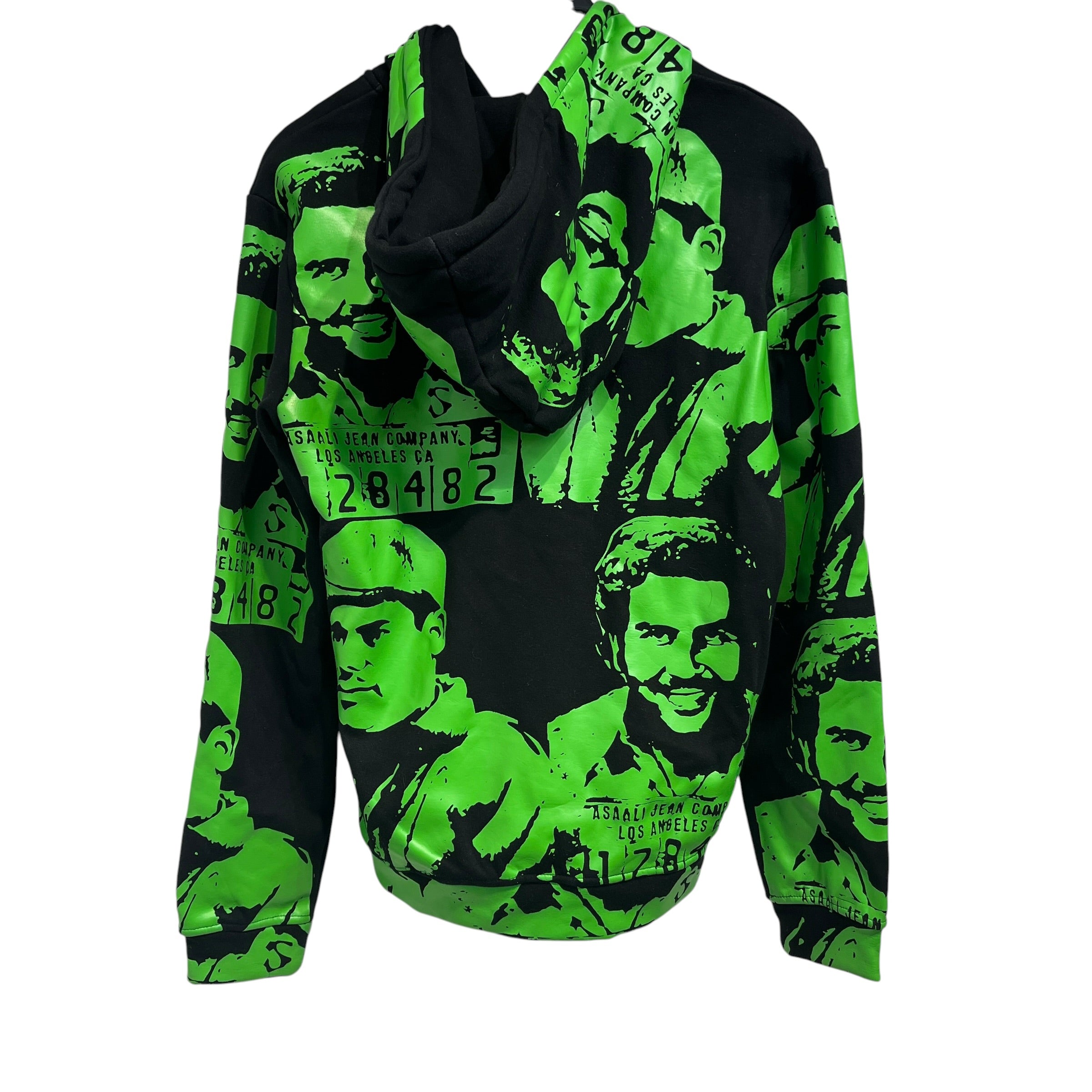 Asaali Jeans Co./Sweatshirt/M/All Over Print/Cotton/BLK/ view 2