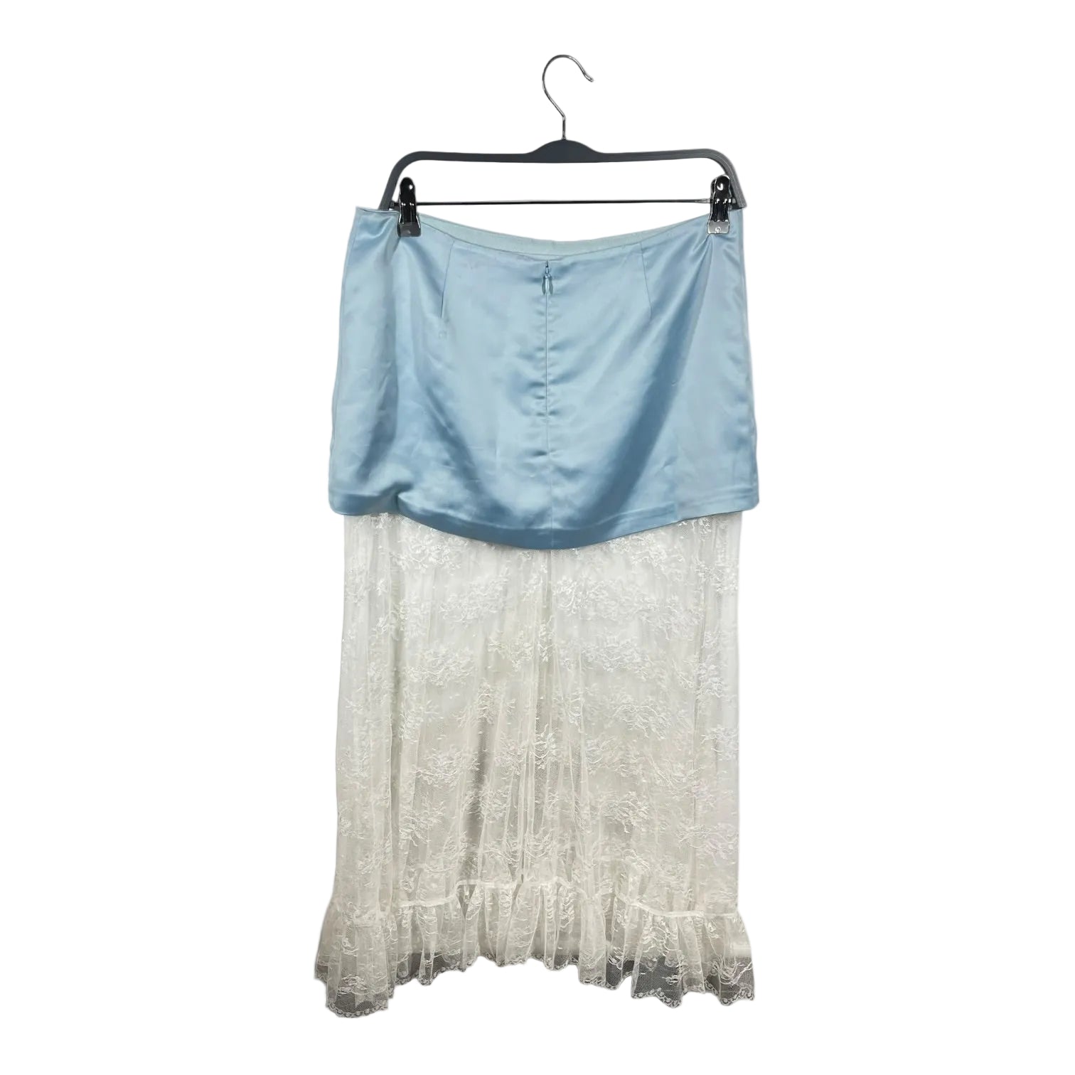 Sandy Liang/Long Skirt/6/Polyester/BLU/Midi Length/MINI SKIRT W/LACE view 2