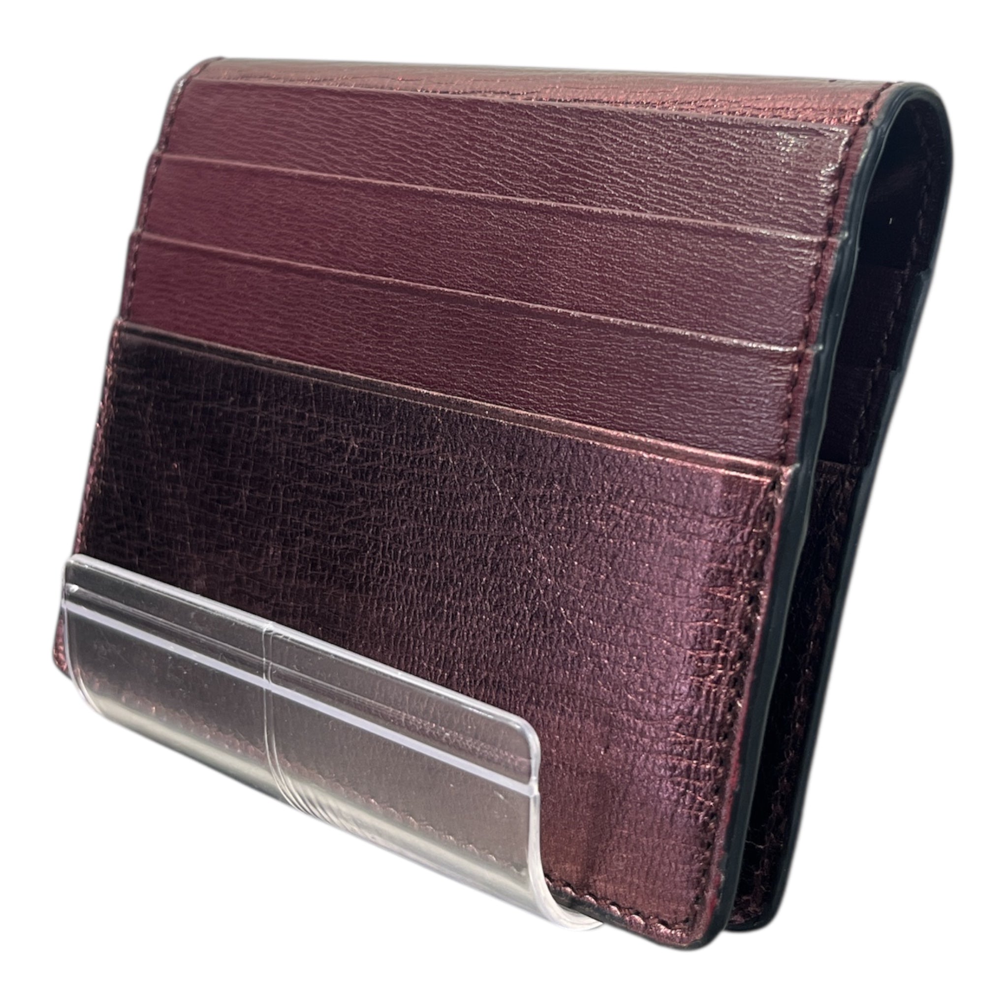Salvatore Ferragamo/Bifold Wallet/Leather/BRD/GANCINI-METALLICPINK view 2