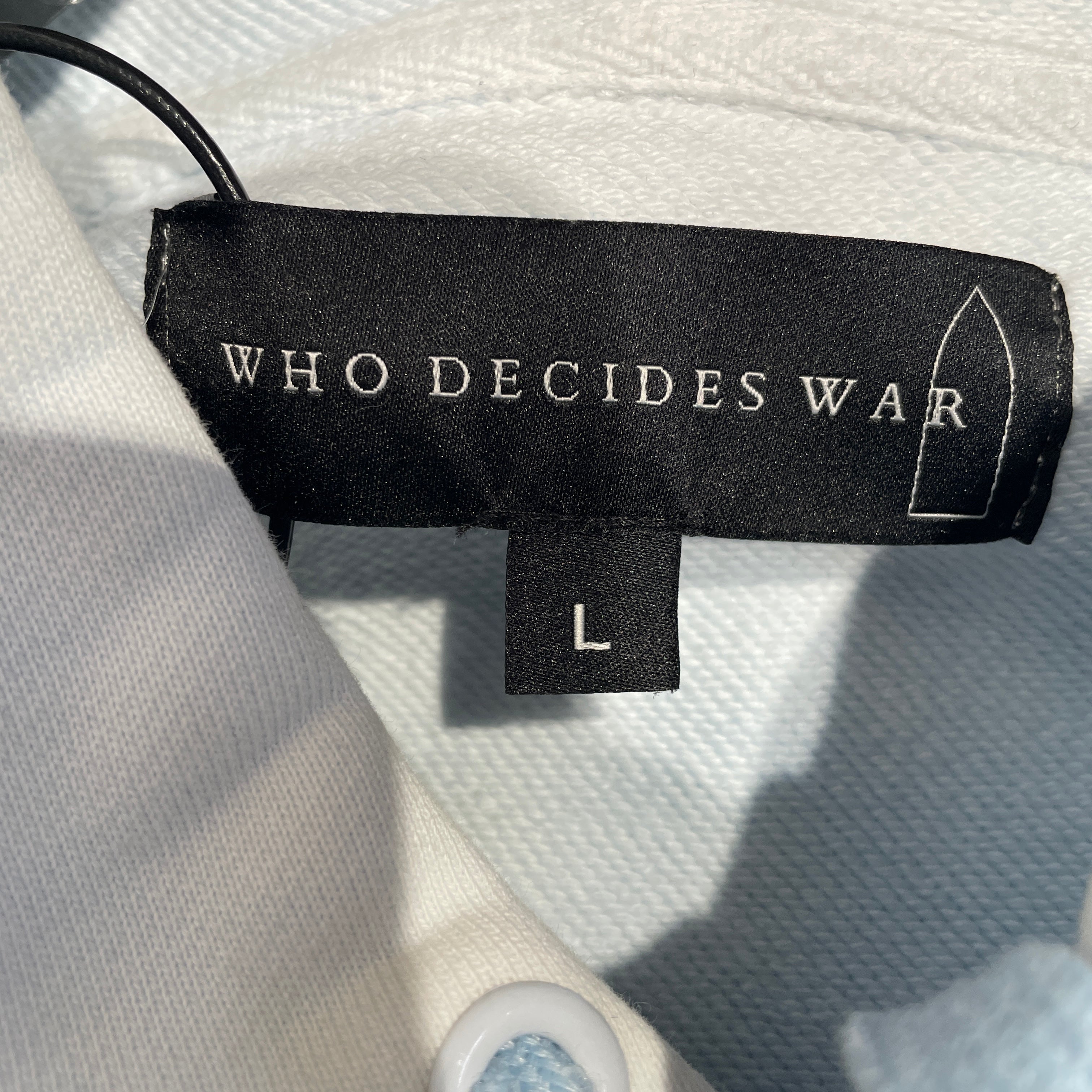 WHO DECIDES WAR/Hoodie/L/Cotton/BLU/Light Blue Ignatius Hoodie view 3