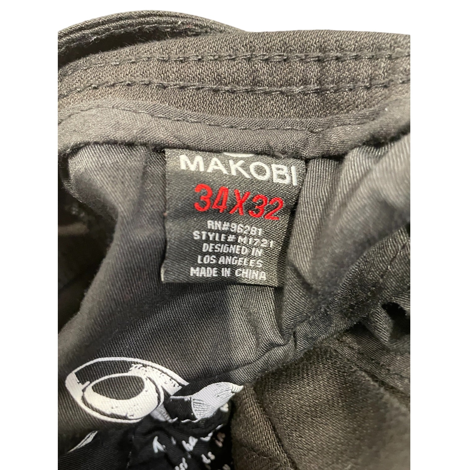 Makobi/Pants/32/Cotton/BLK/Sanibel Distressed Jeans view 3