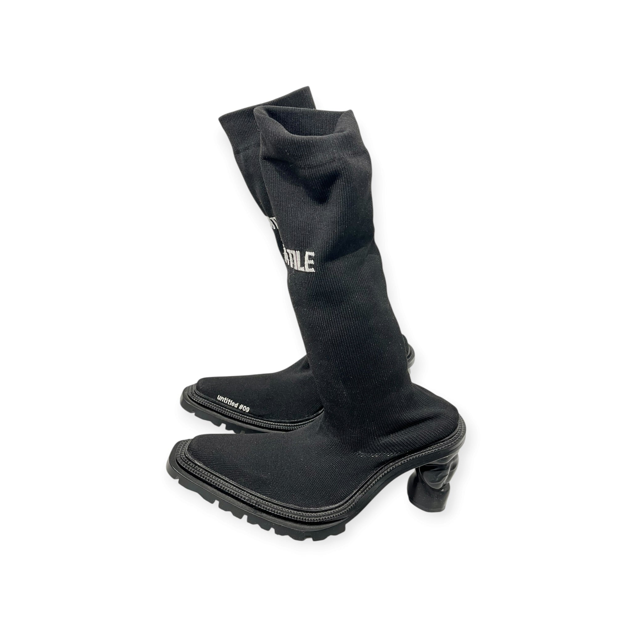 untitlab/Boots/EU 38/Cotton/BLK/'VERSATILE' SOCK BOOT view 4