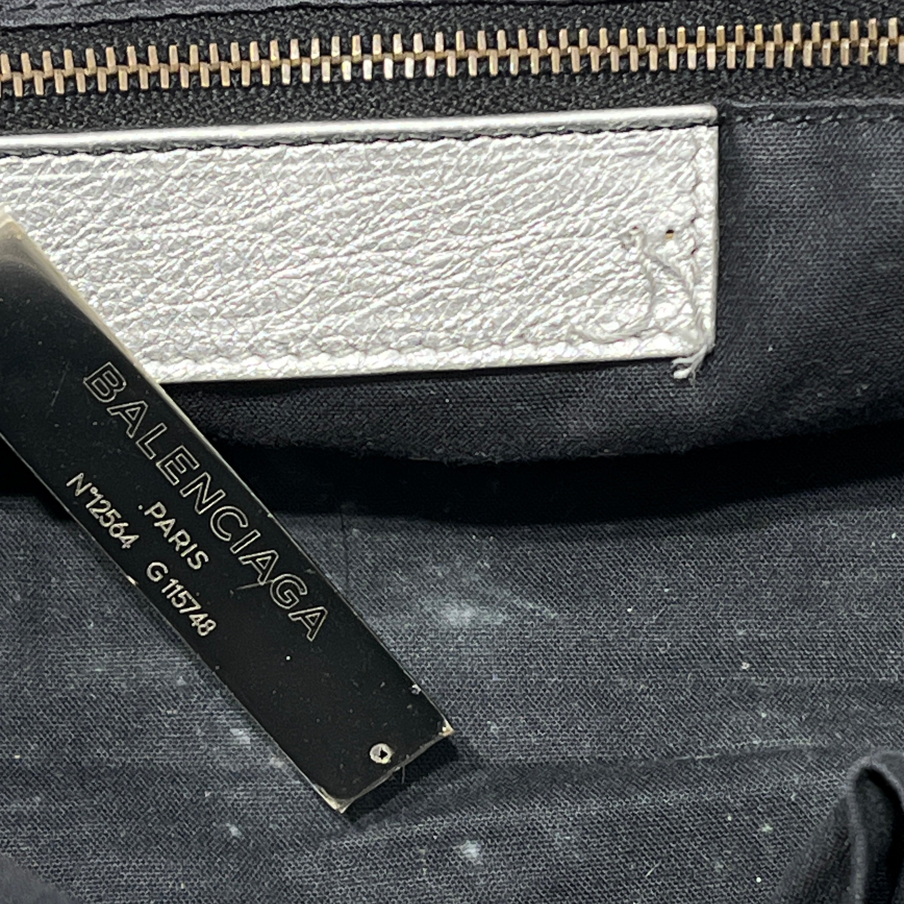 BALENCIAGA/Bag/Leather/SLV/LE CITY BAG view 8