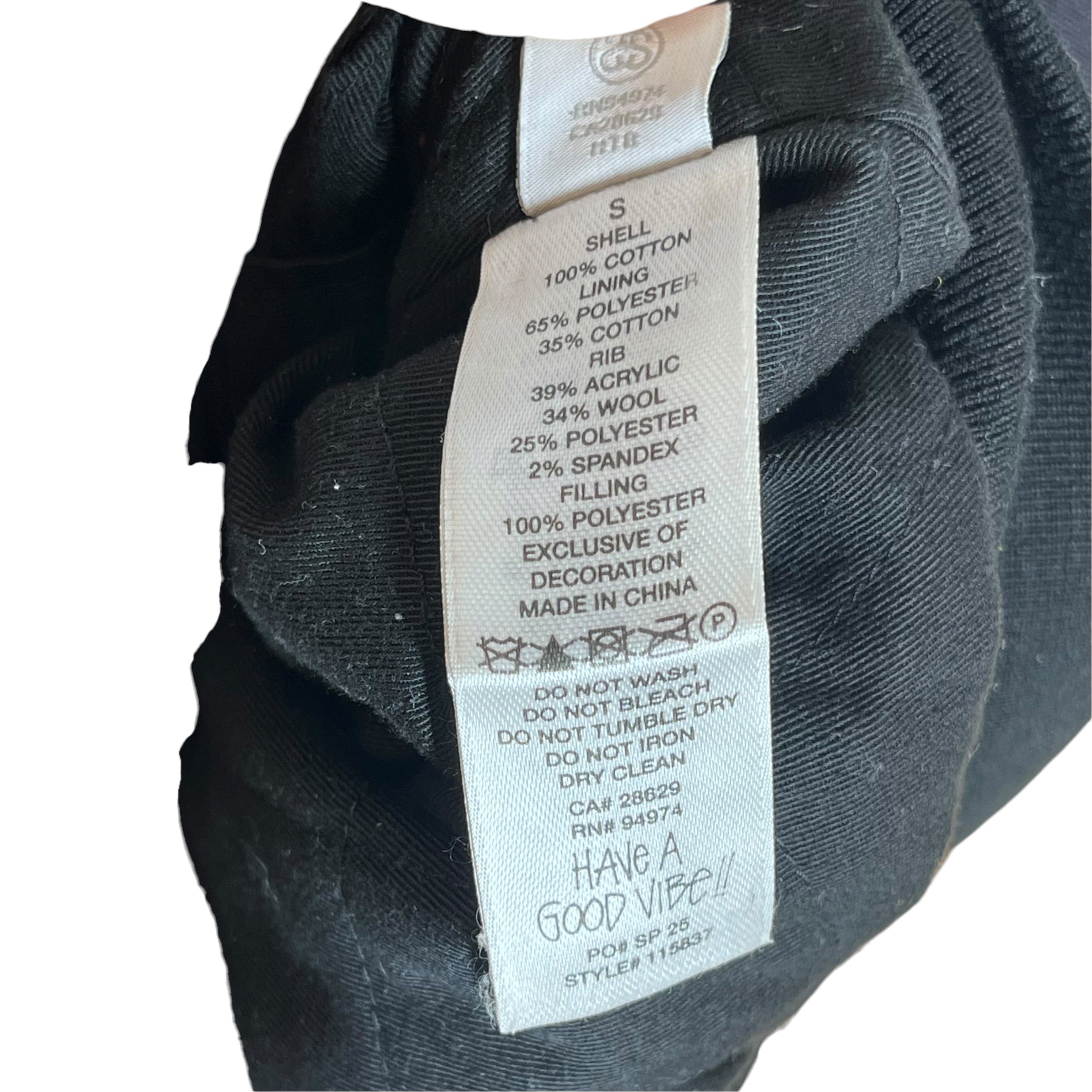 STUSSY/Jacket/S/Cotton/BLK/Flight Bomber Jkt view 5