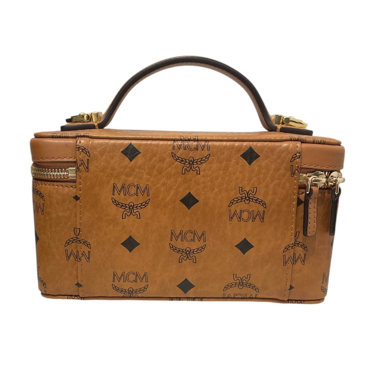 MCM/Bag/Monogram/Leather/BRW/rockstar mini satchel view 2