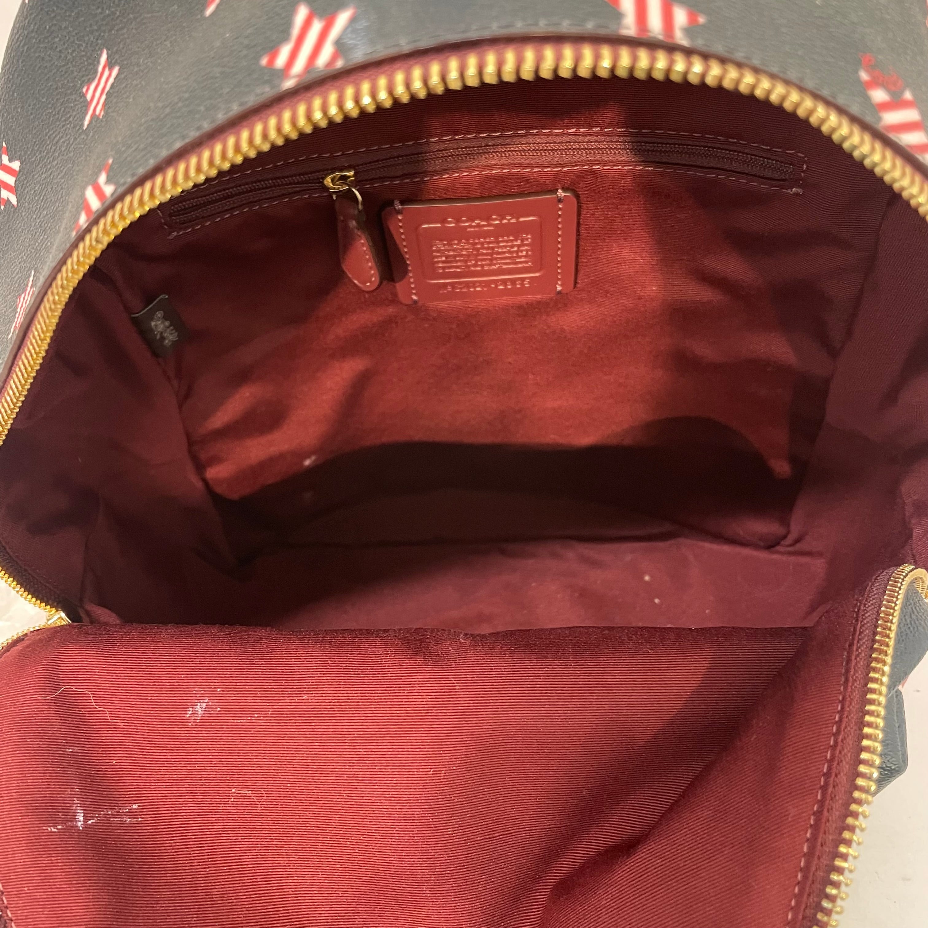 COACH/Backpack/All Over Print/NVY/ view 4