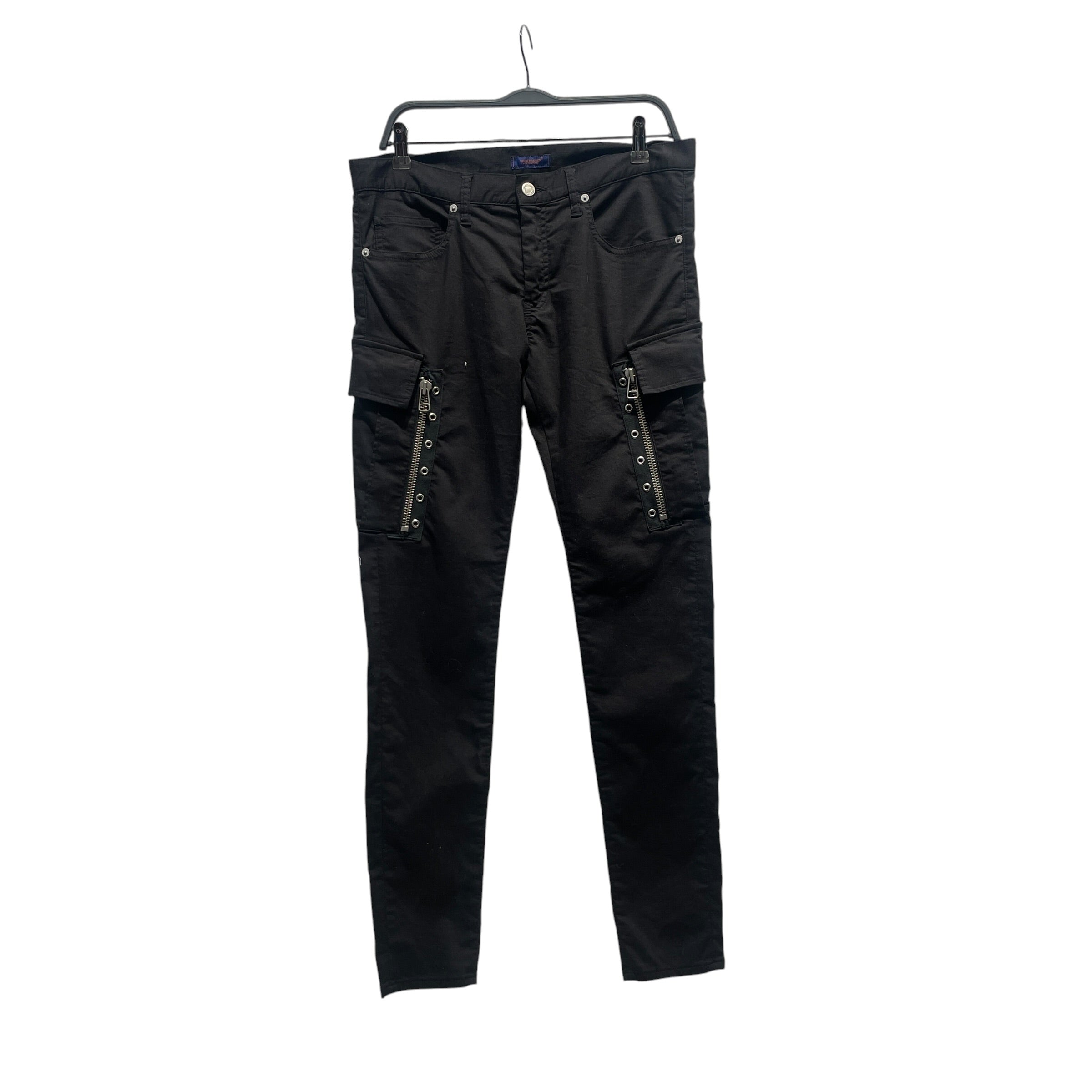 UNDERCOVER/Skinny Pants/32/Cotton/BLK/ view 1