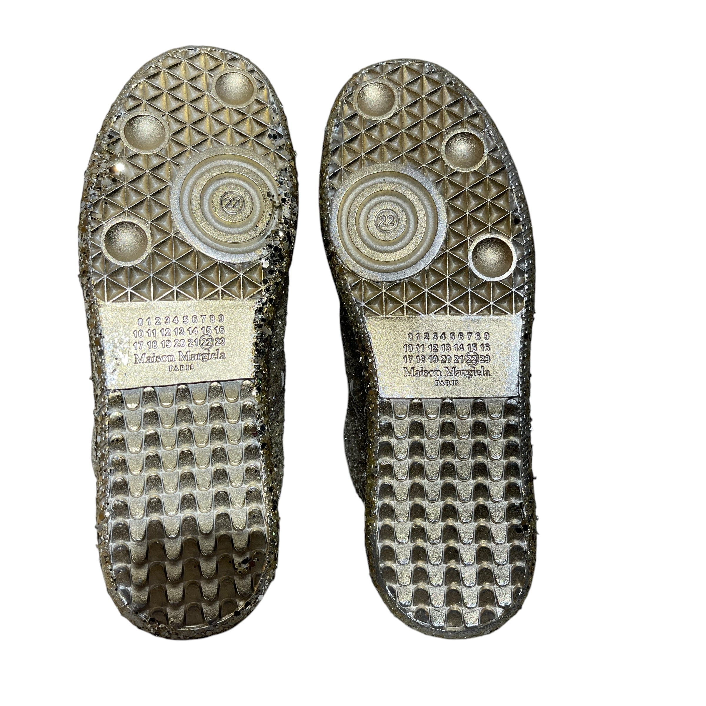 Maison Margiela/Low-Sneakers/US 7.5/Leather/GLD/GATS CLOG view 3