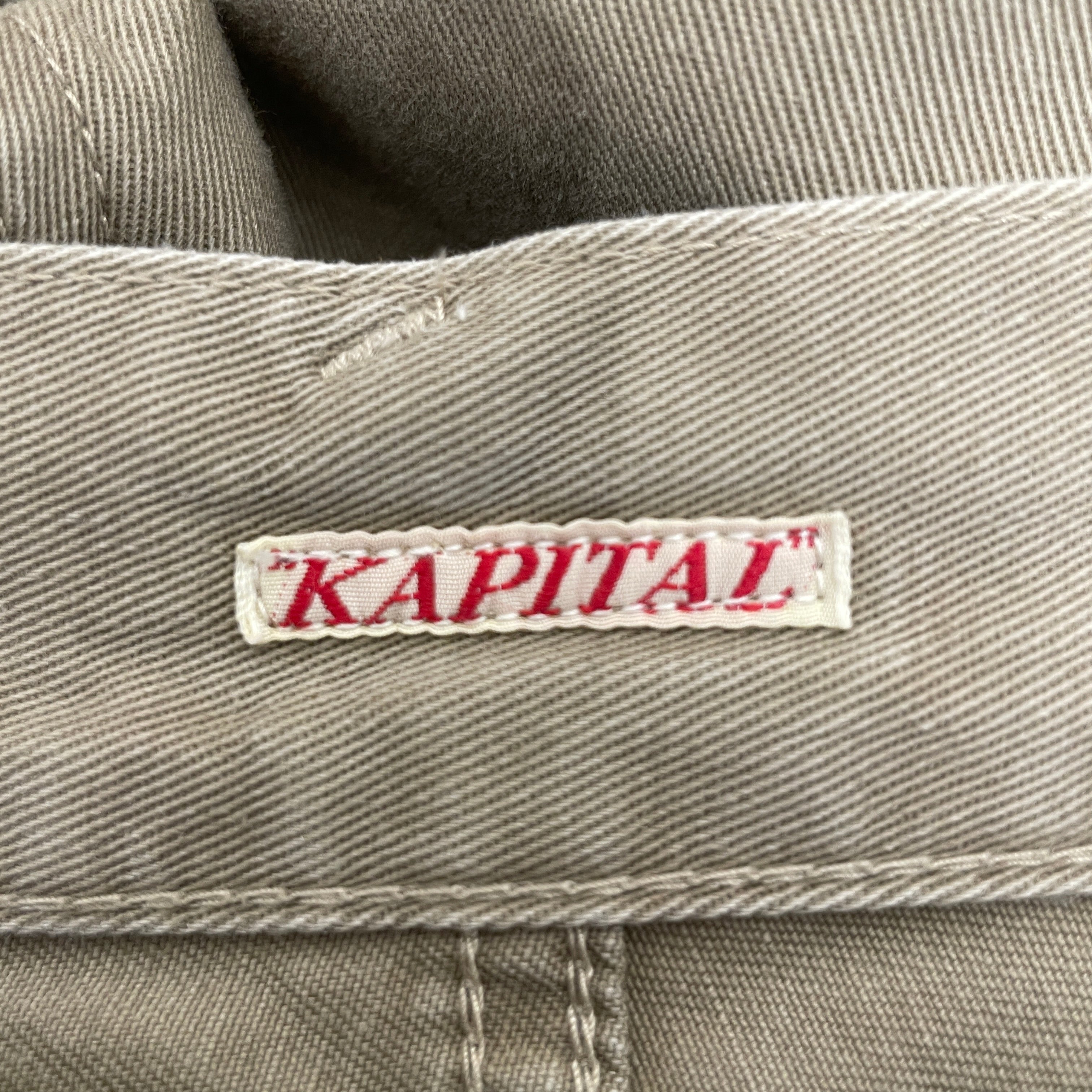 KAPITAL/Straight Pants/M/Cotton/CRM/ view 3