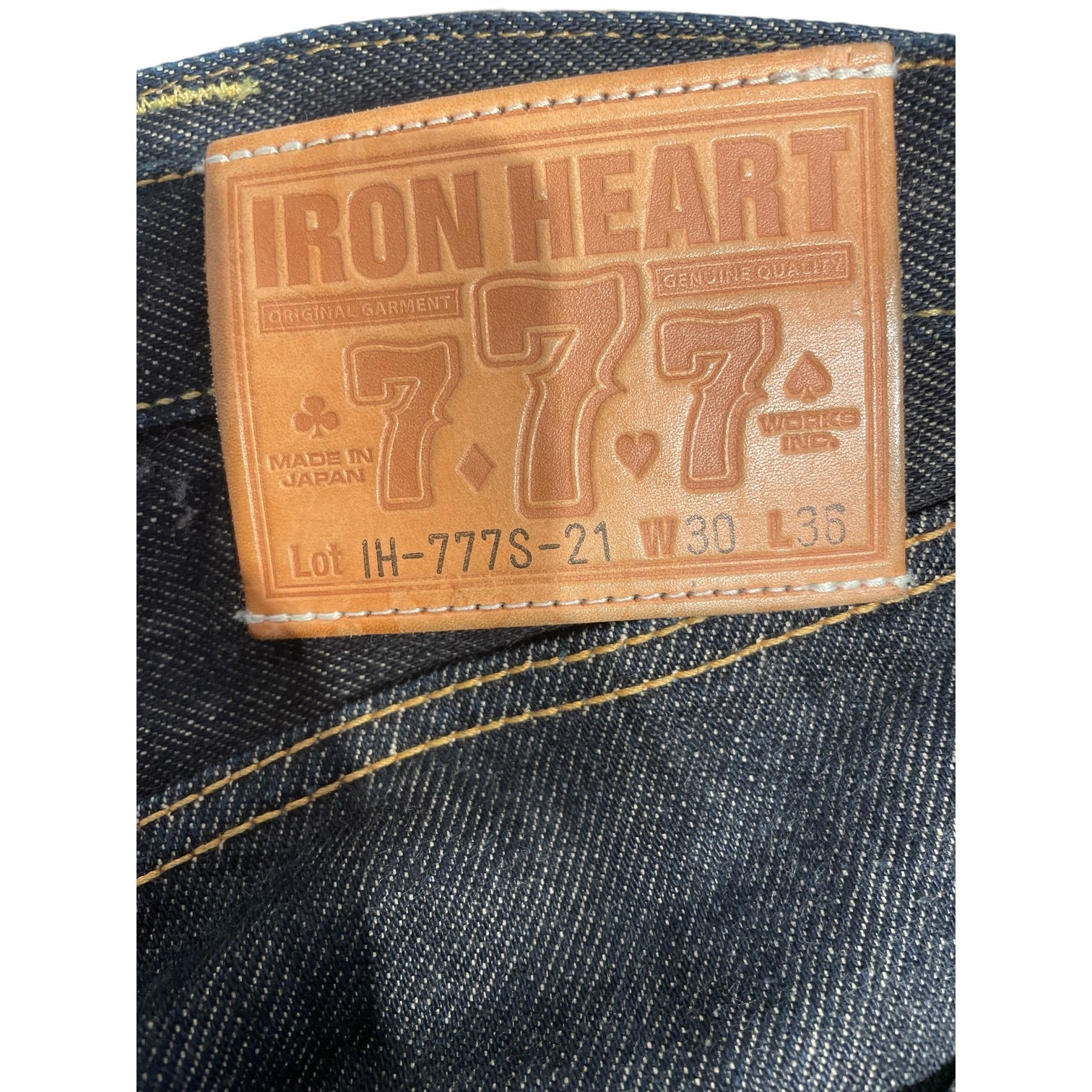 IRON HEART/Pants/30/Denim/NVY/IH-777S-21 30x36 view 4