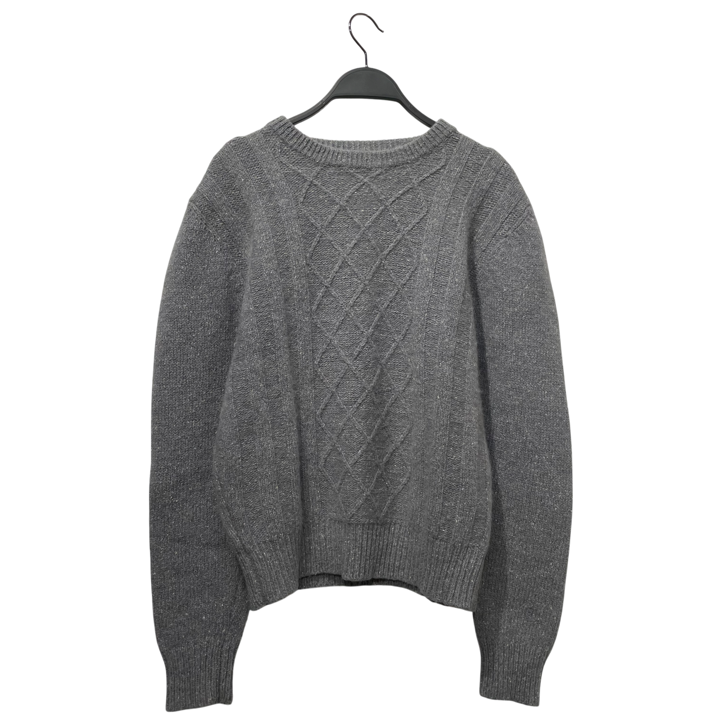 YVES SAINT LAURENT/Heavy Sweater/M/GRY/ view 1