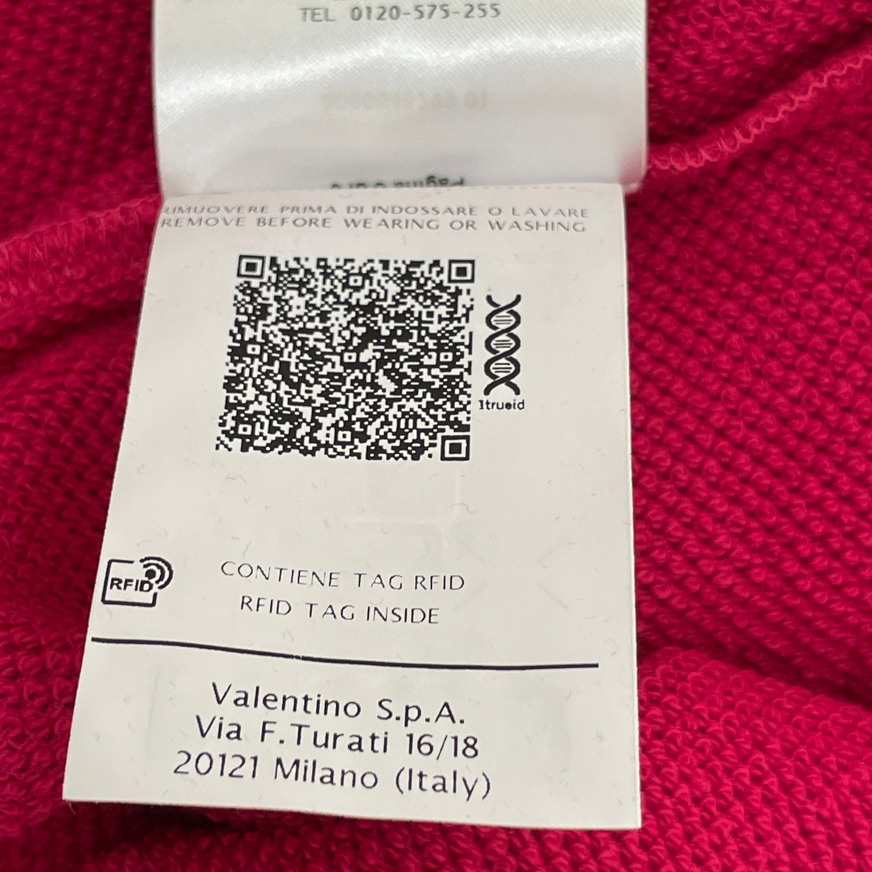VALENTINO/Sweatshirt/XL/Cotton/PNK/vltn crewneck view 9