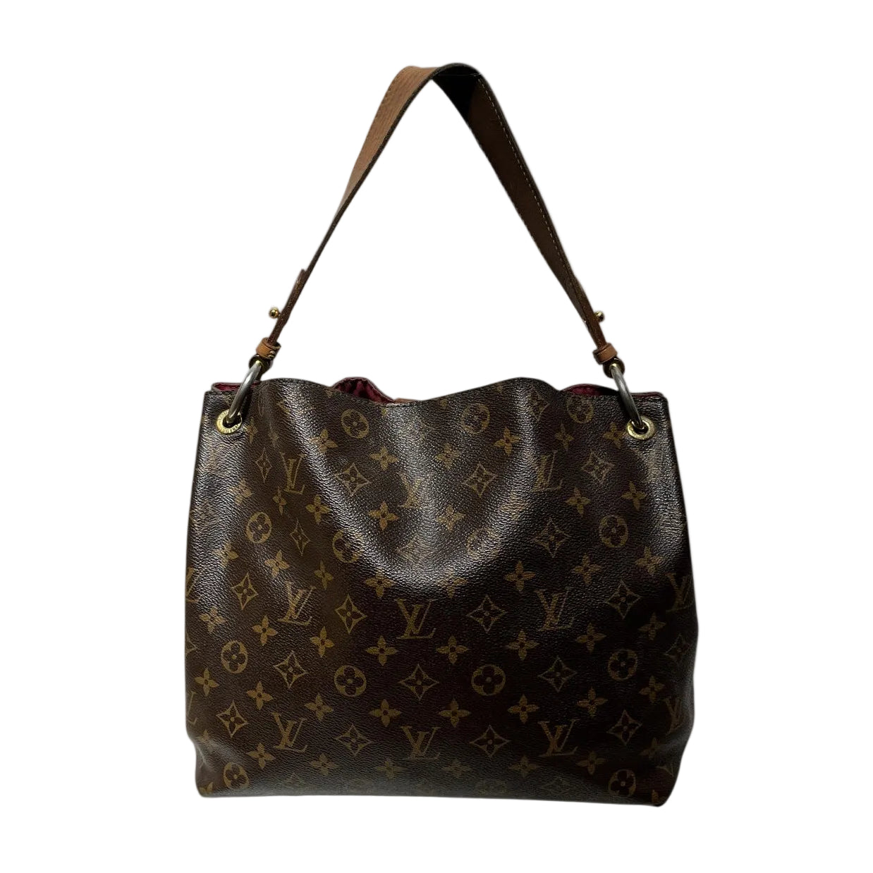 LOUIS VUITTON/Hand Bag/Monogram/Leather/BRW/graceful mm view 2